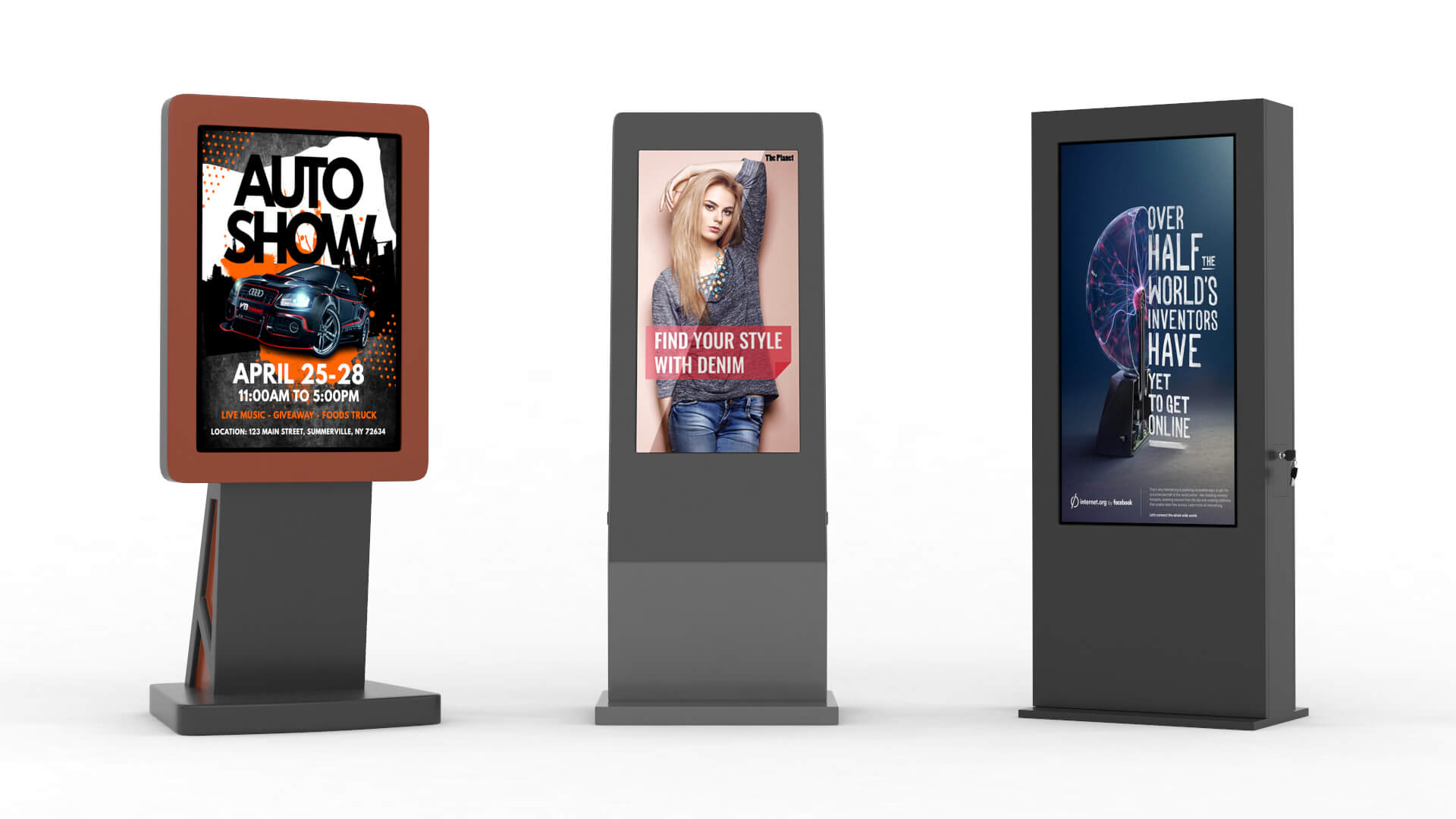 Electronic Kiosk Collection 3D Model