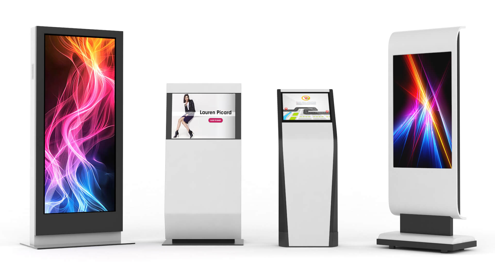 Electronic Kiosk Collection 3D Model