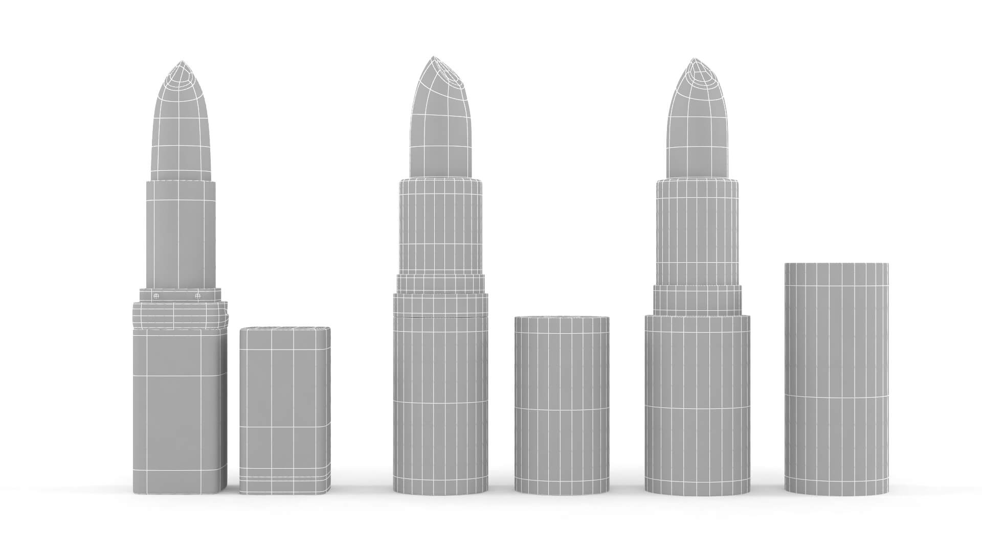 Lipstick Collection 3D Model