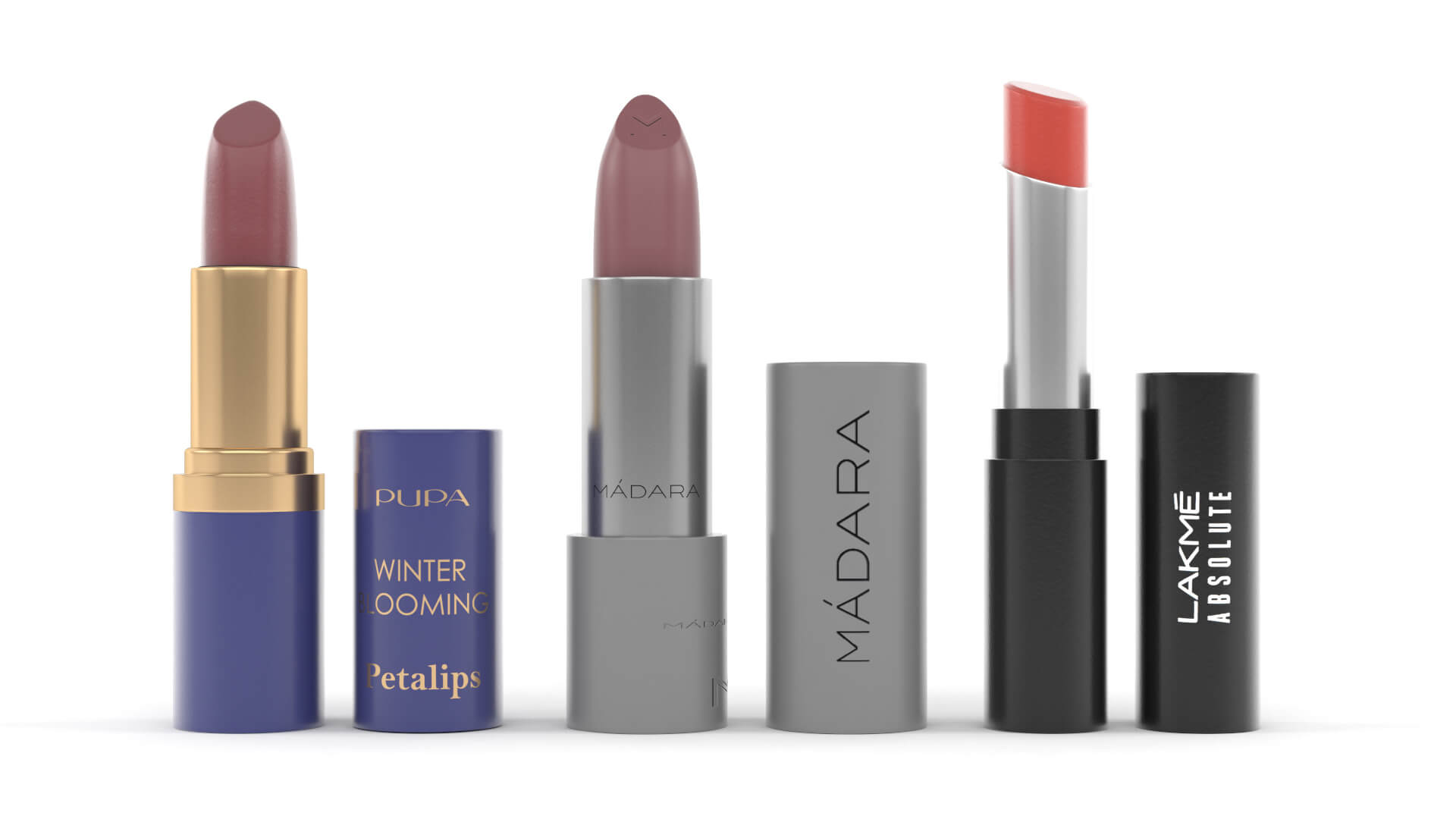 Lipstick Collection 3D Model