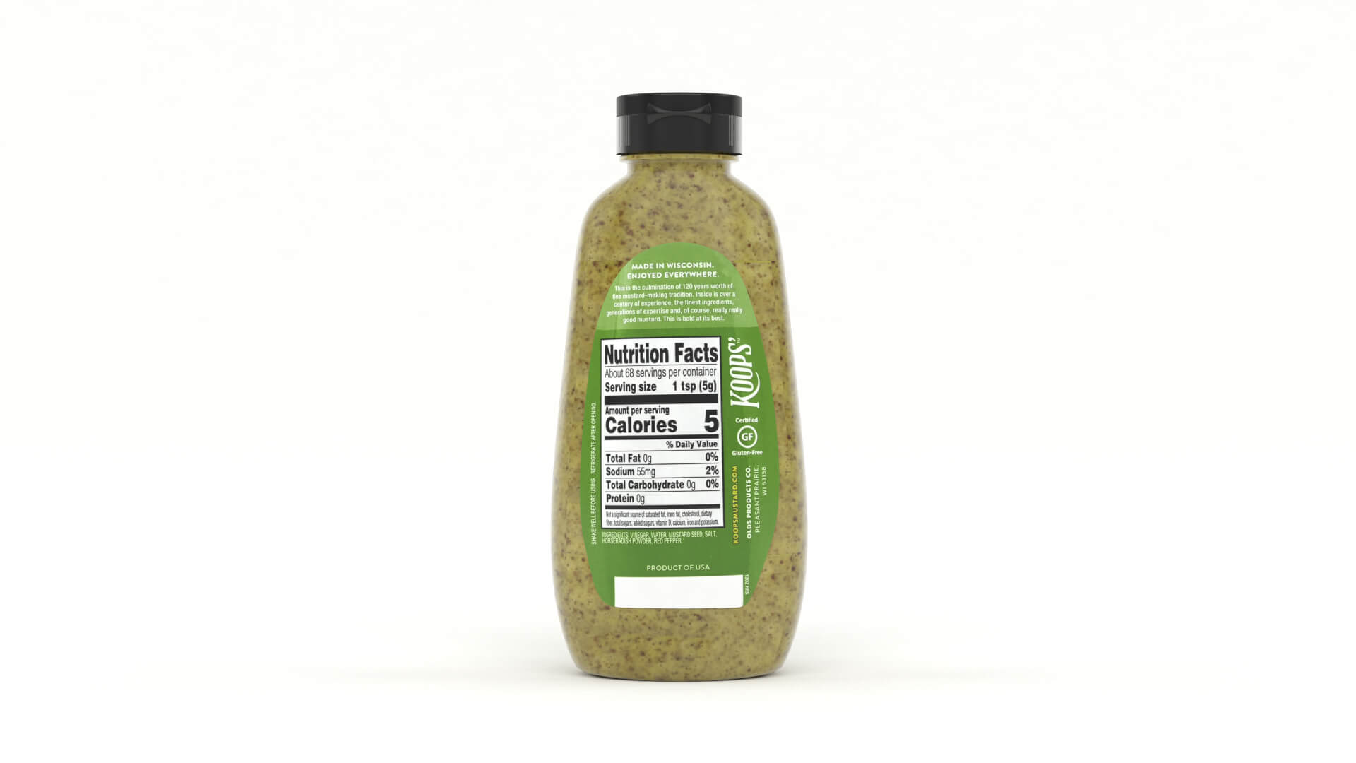 Organic Dijon Mustard 3D Model