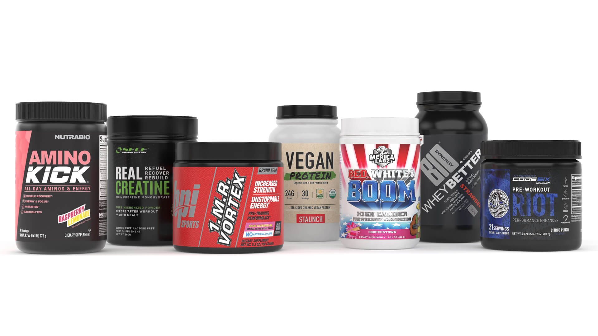 Protein Powder Collection 3D Model