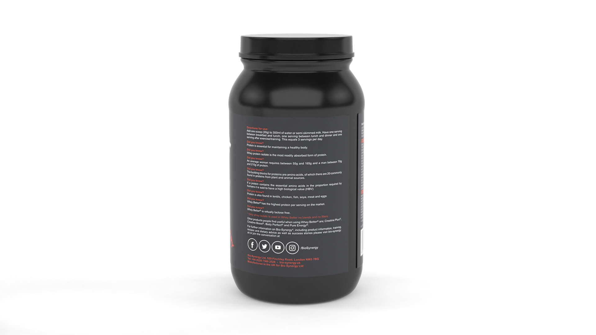 Protein Powder Collection 3D Model