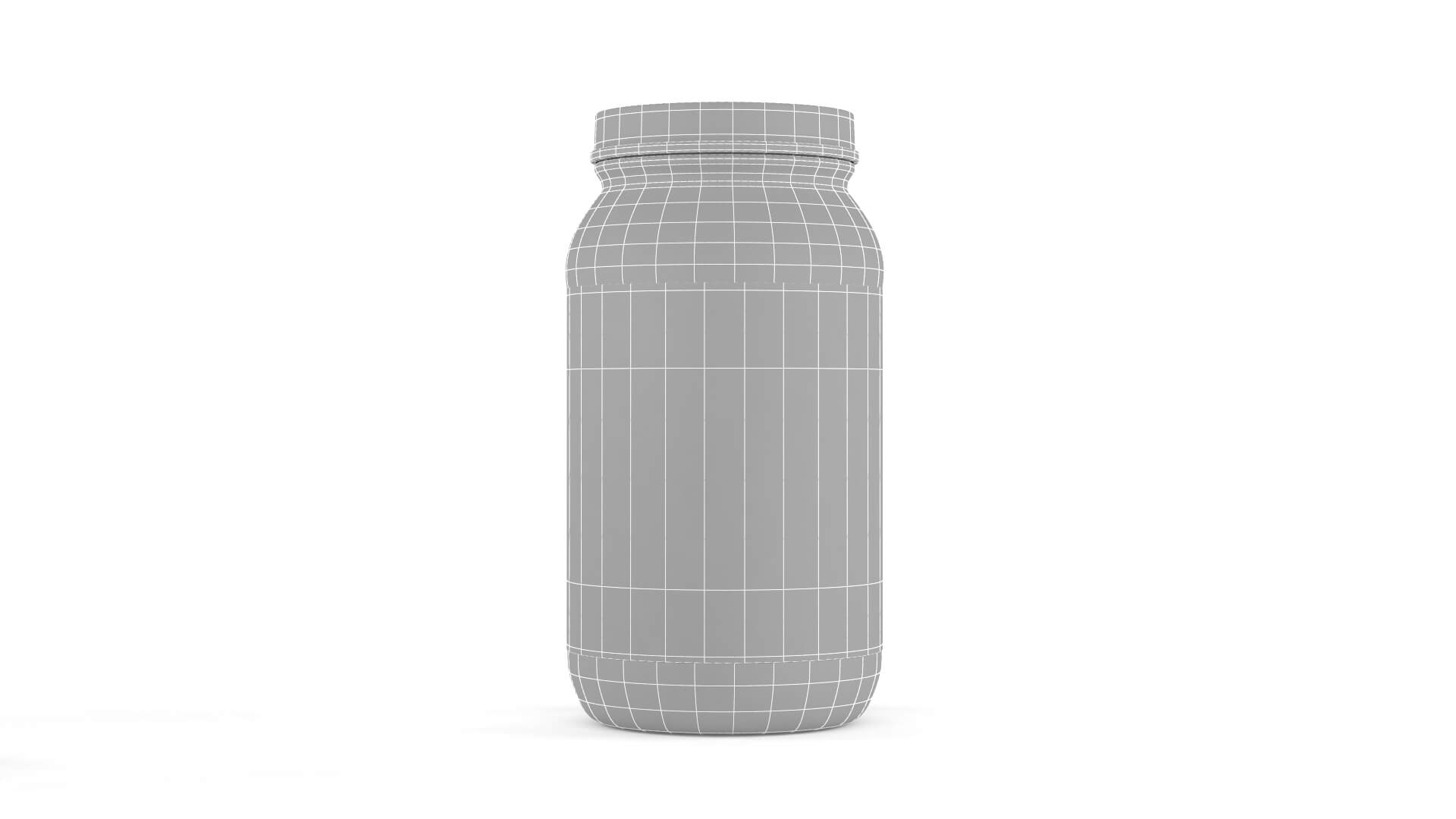 Protein Powder Collection 3D Model