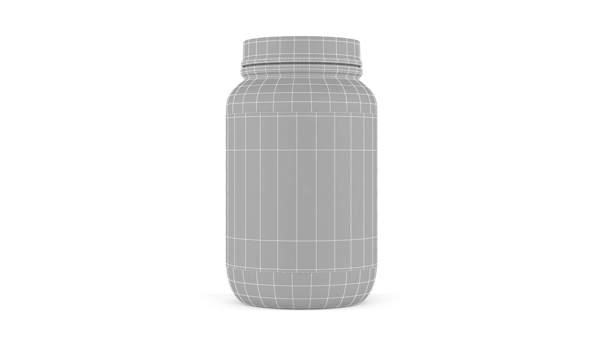Protein Powder Collection 3D Model