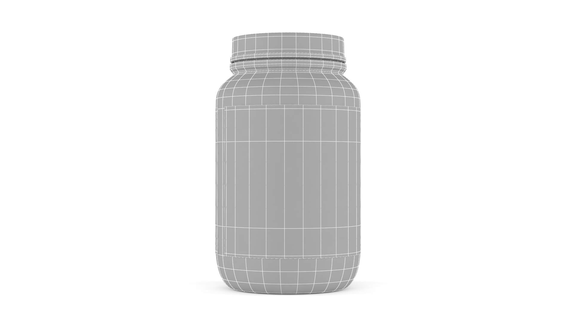 Protein Powder Collection 3D Model