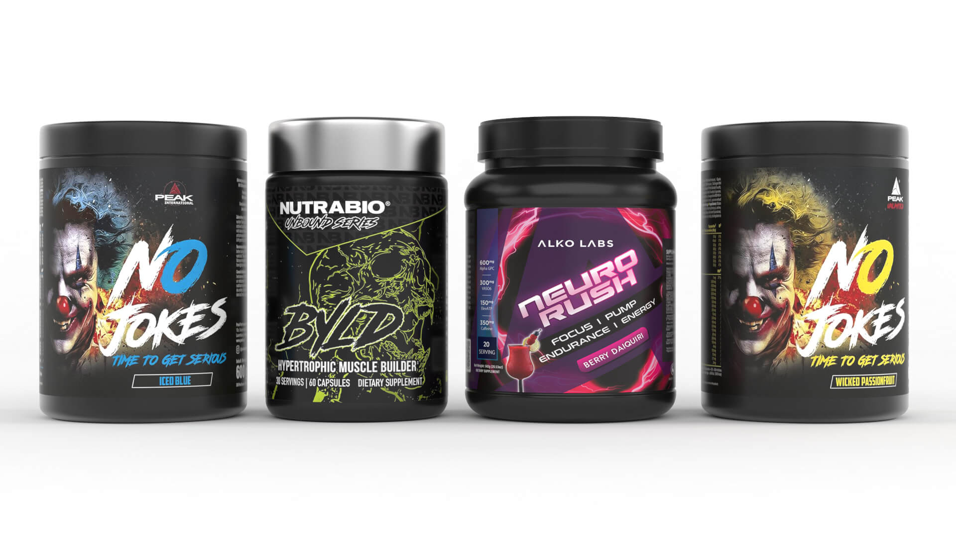 Protein Powder Collection 3D Model