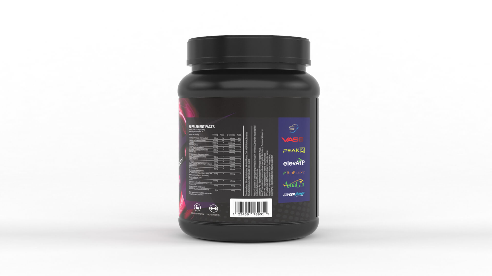 Protein Powder Collection 3D Model