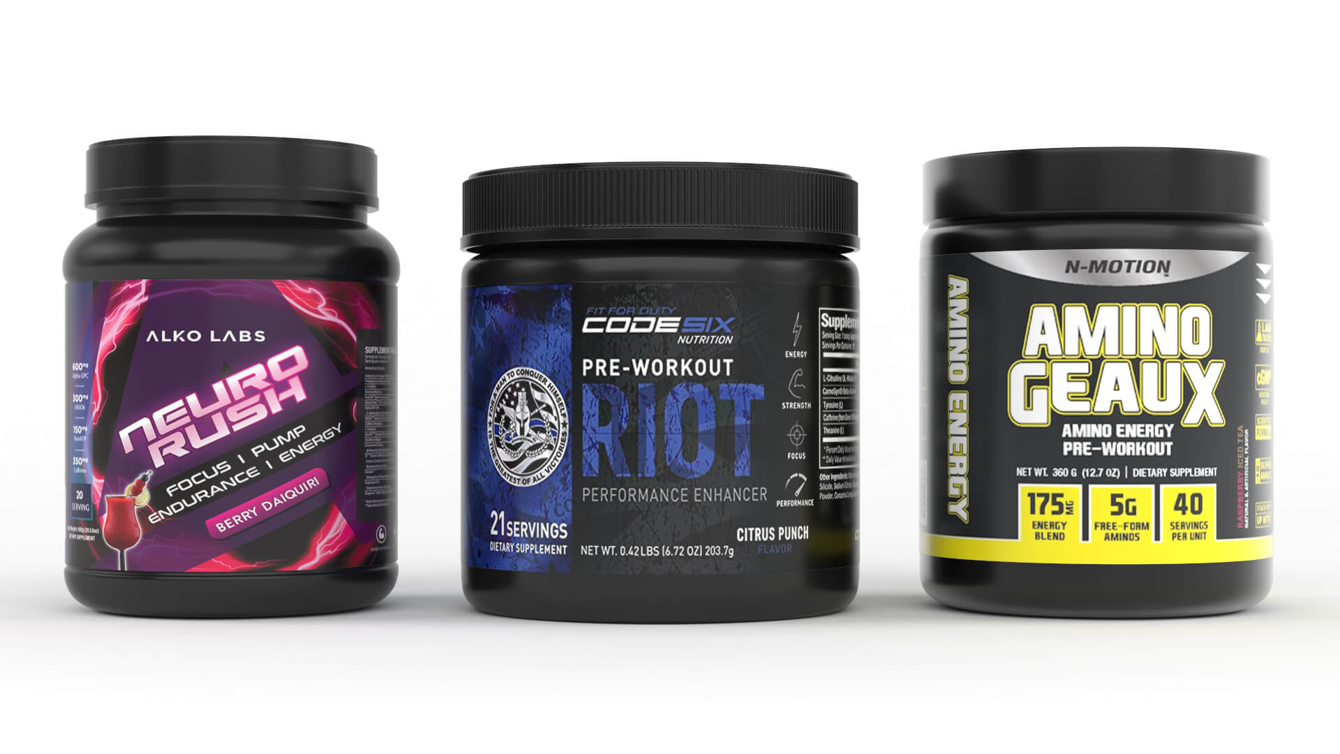 Protein Powder Collection 3D Model
