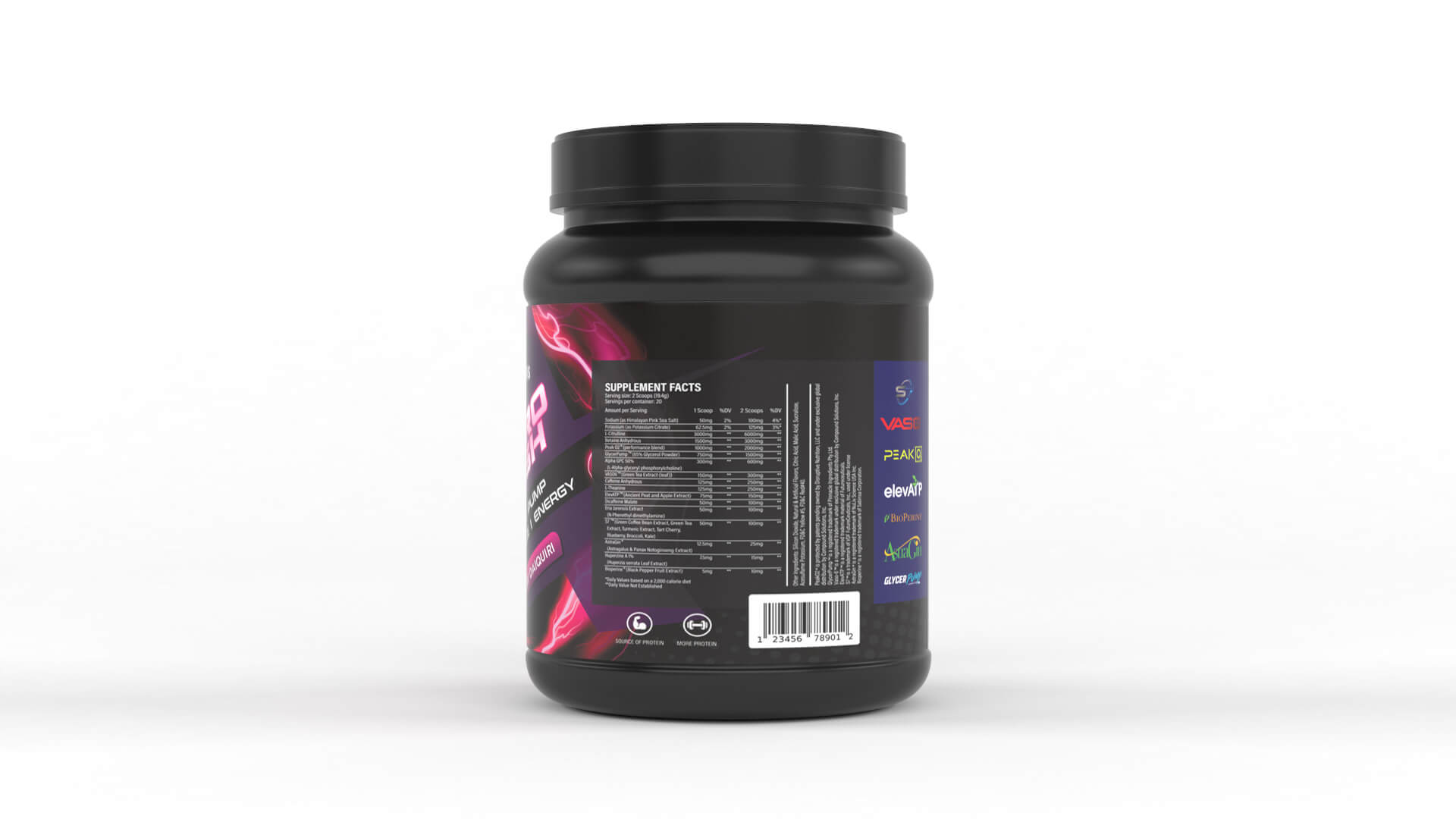 Protein Powder Collection 3D Model