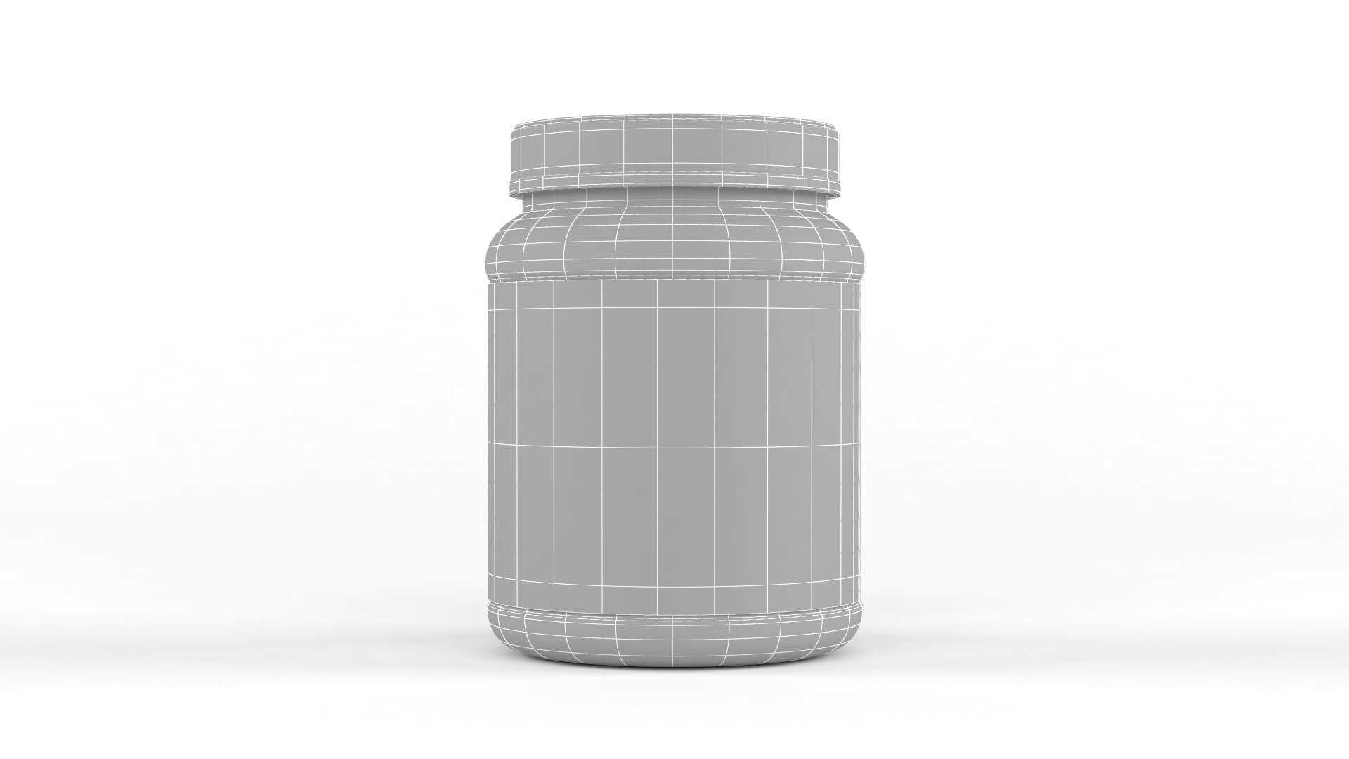 Protein Powder Collection 3D Model