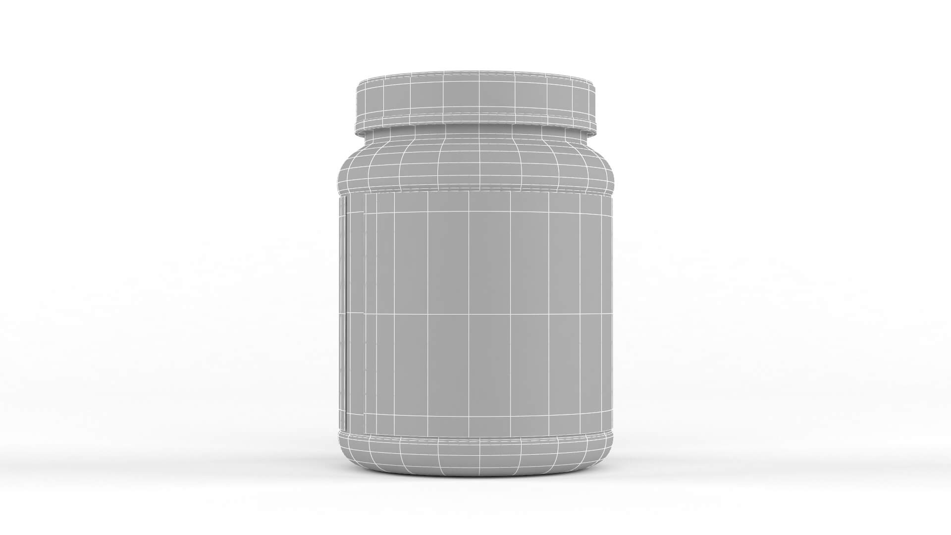 Protein Powder Collection 3D Model