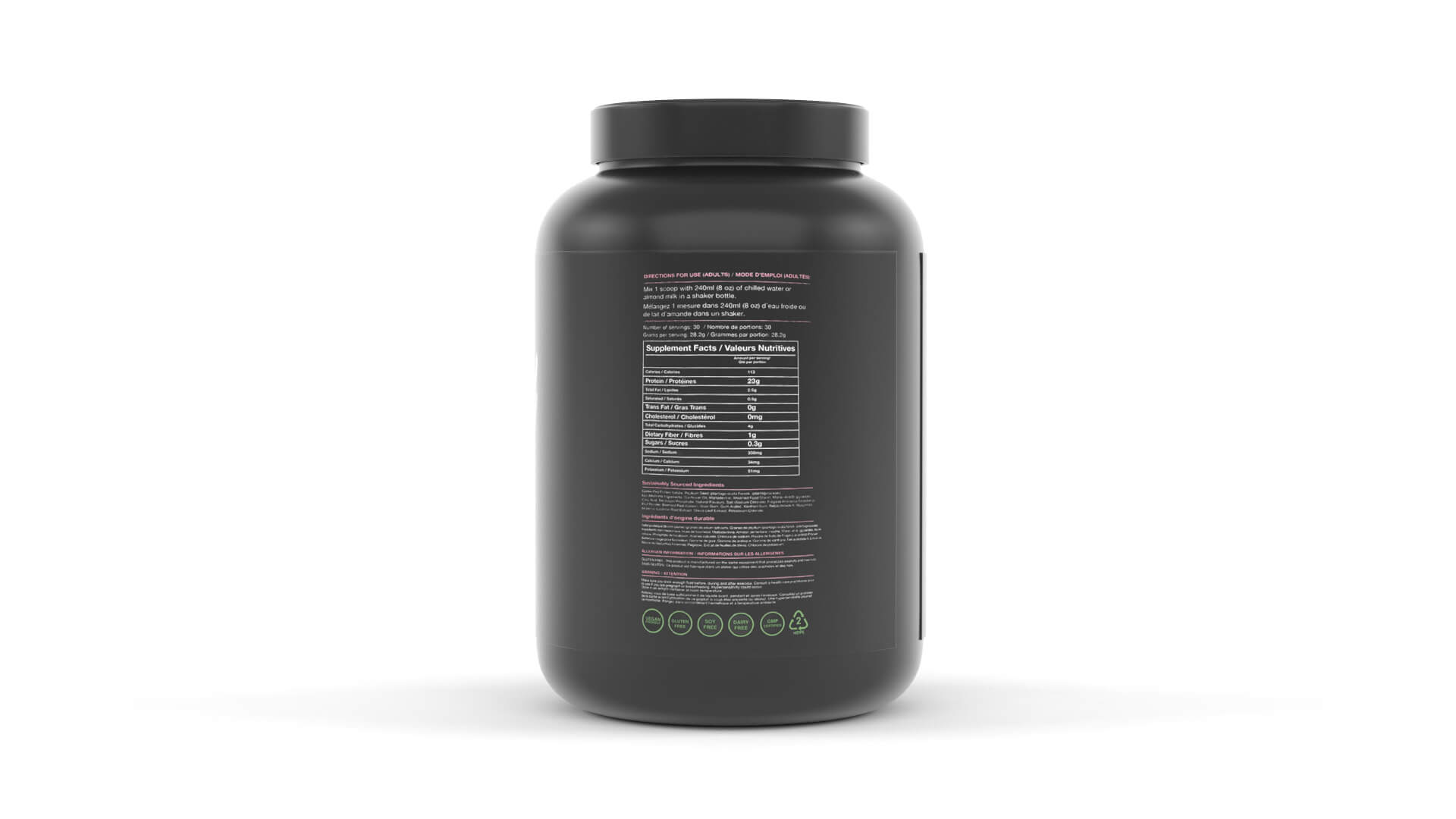 Protein Powder Collection 3D Model