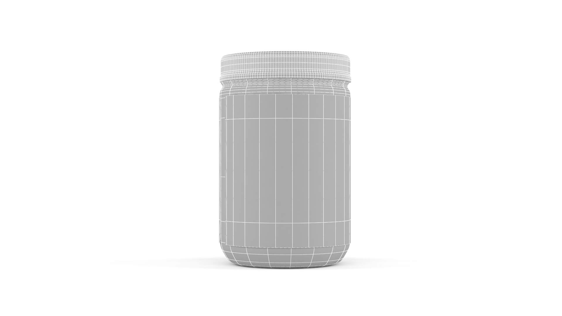 Protein Powder Collection 3D Model