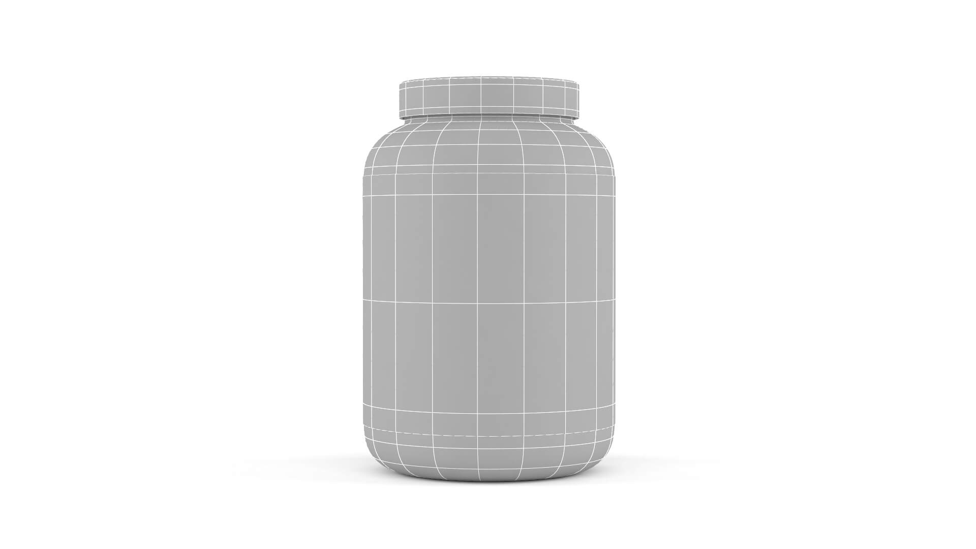 Protein Powder Collection 3D Model