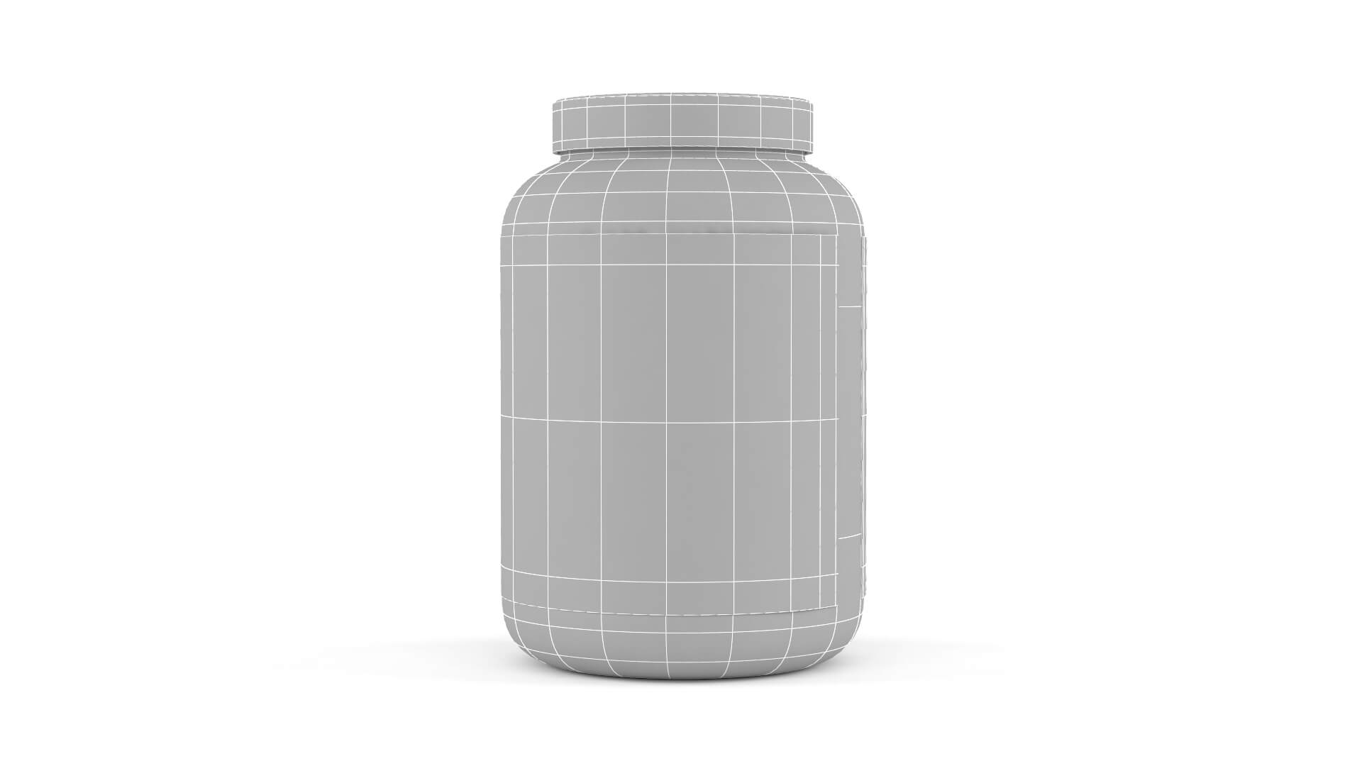 Protein Powder Collection 3D Model