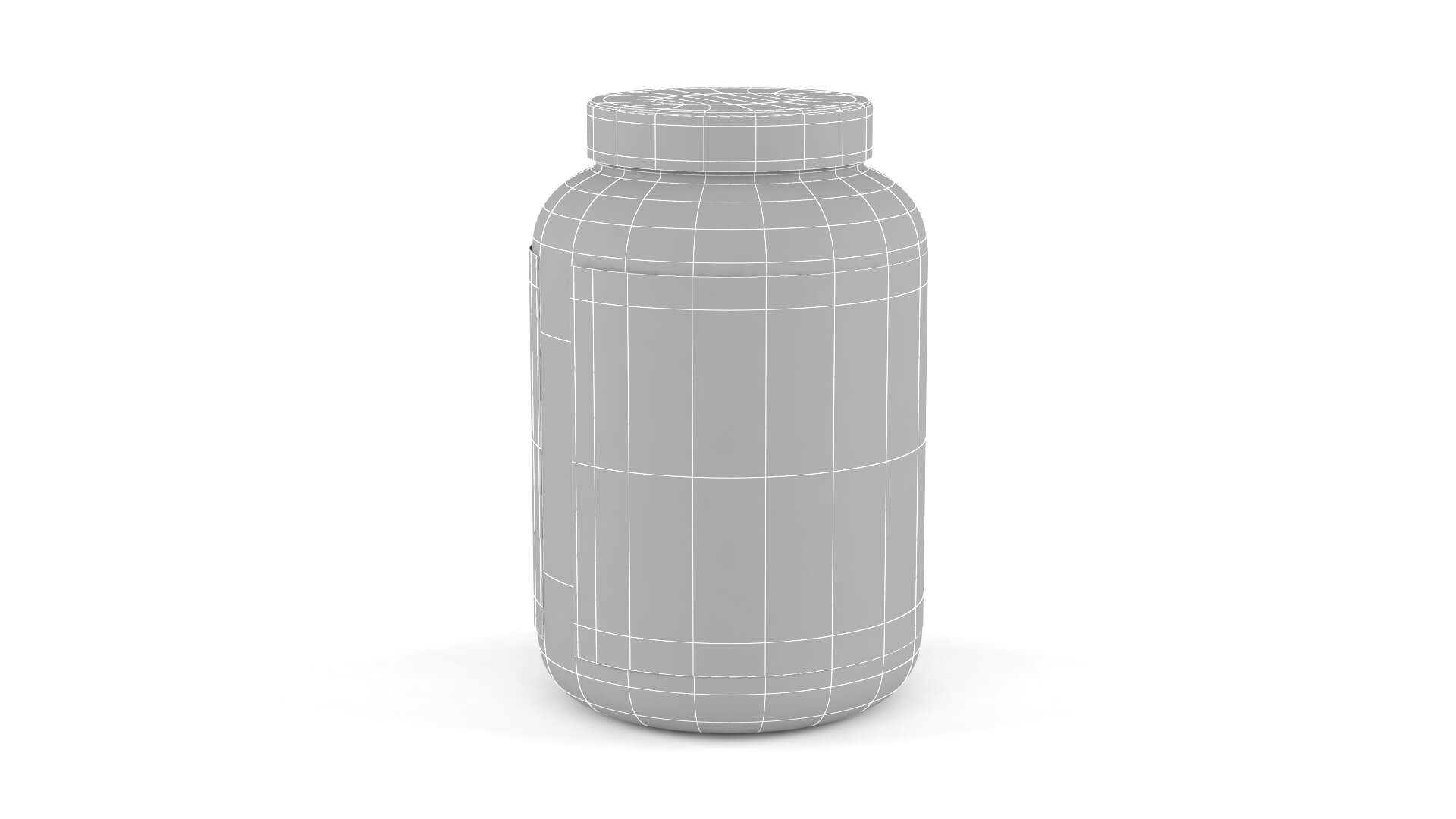 Protein Powder Collection 3D Model