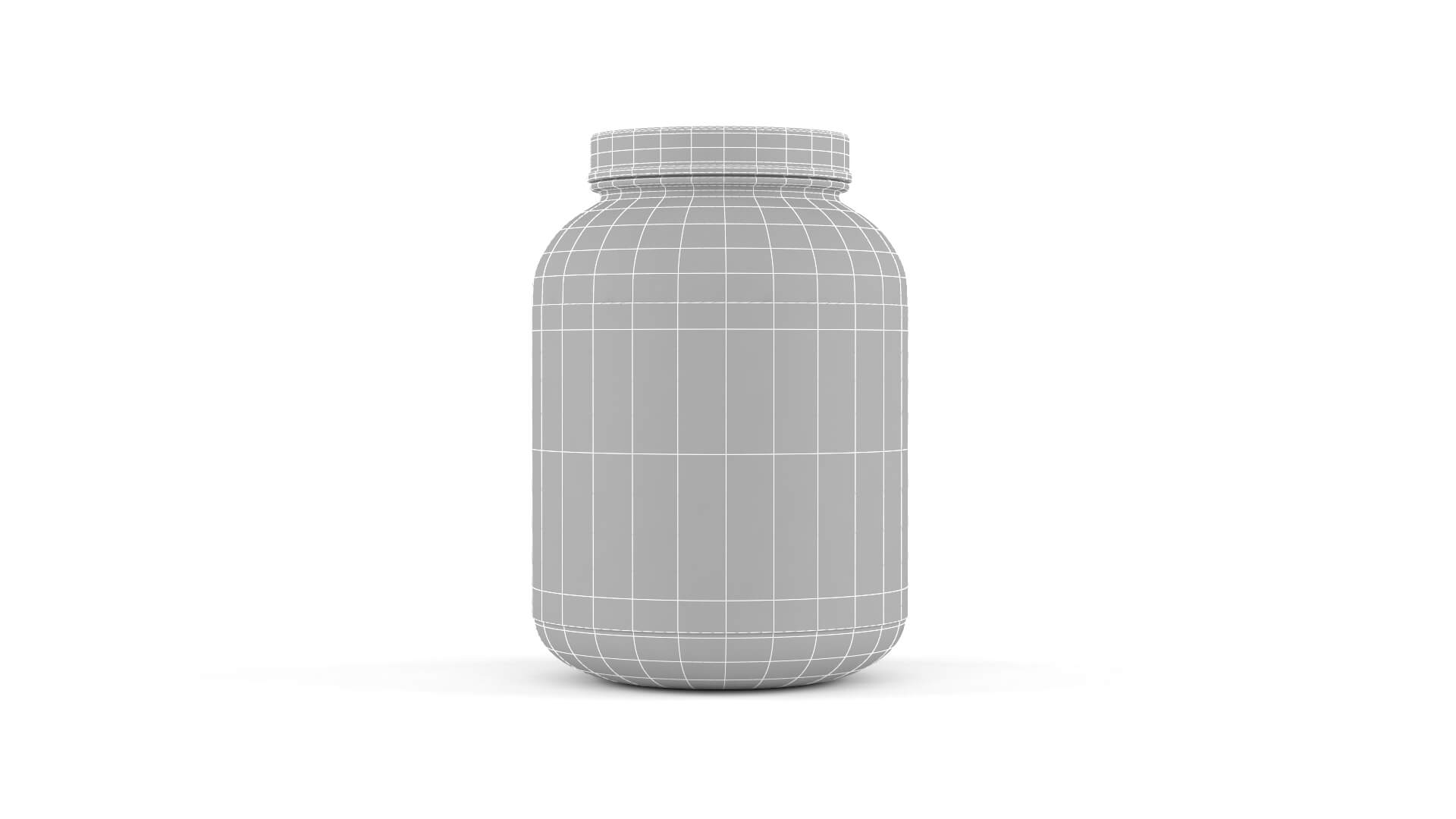 Protein Powder Collection 3D Model