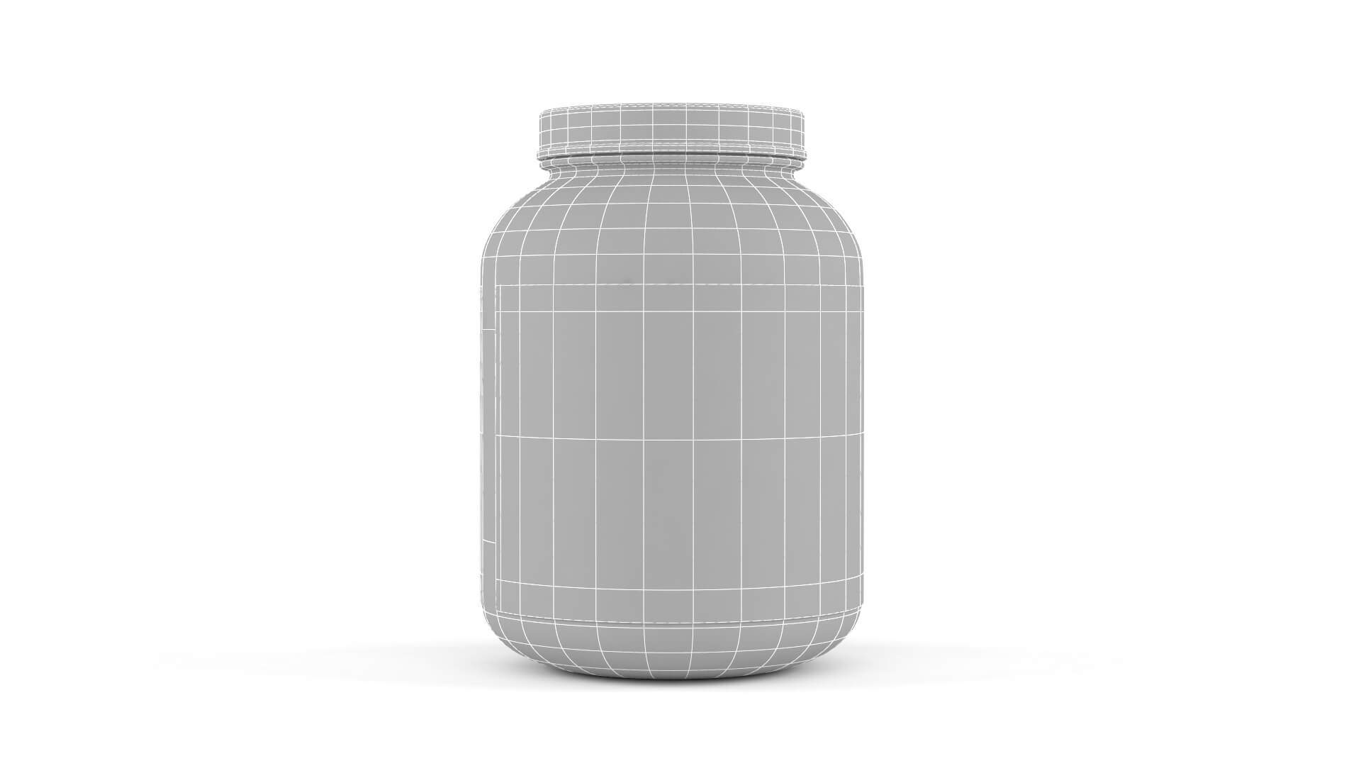 Protein Powder Collection 3D Model