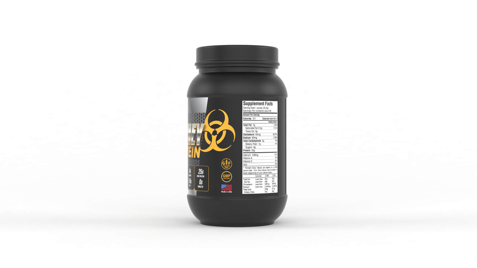 Protein Powder Collection 3D Model