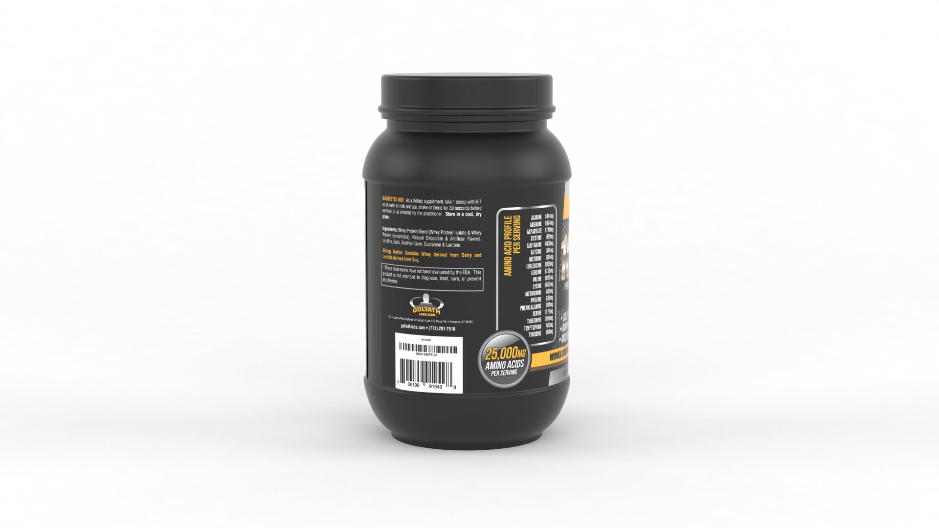 Protein Powder Collection 3D Model