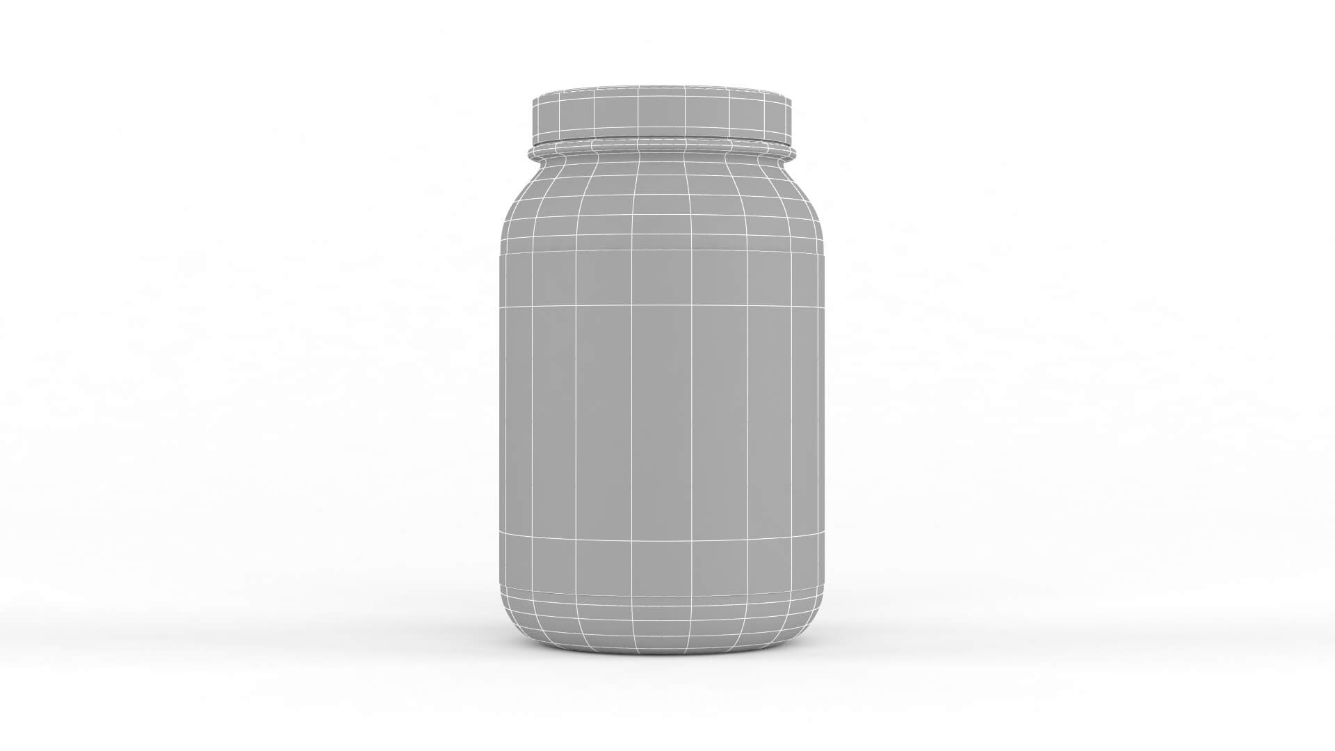 Protein Powder Collection 3D Model