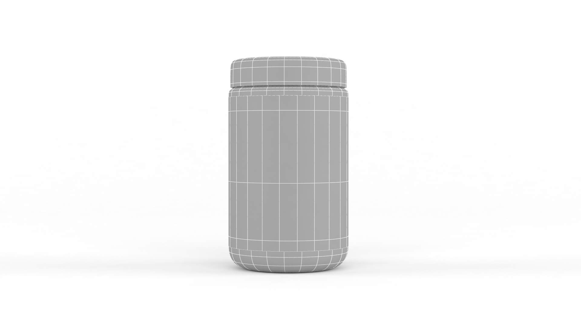 Protein Powder Collection 3D Model