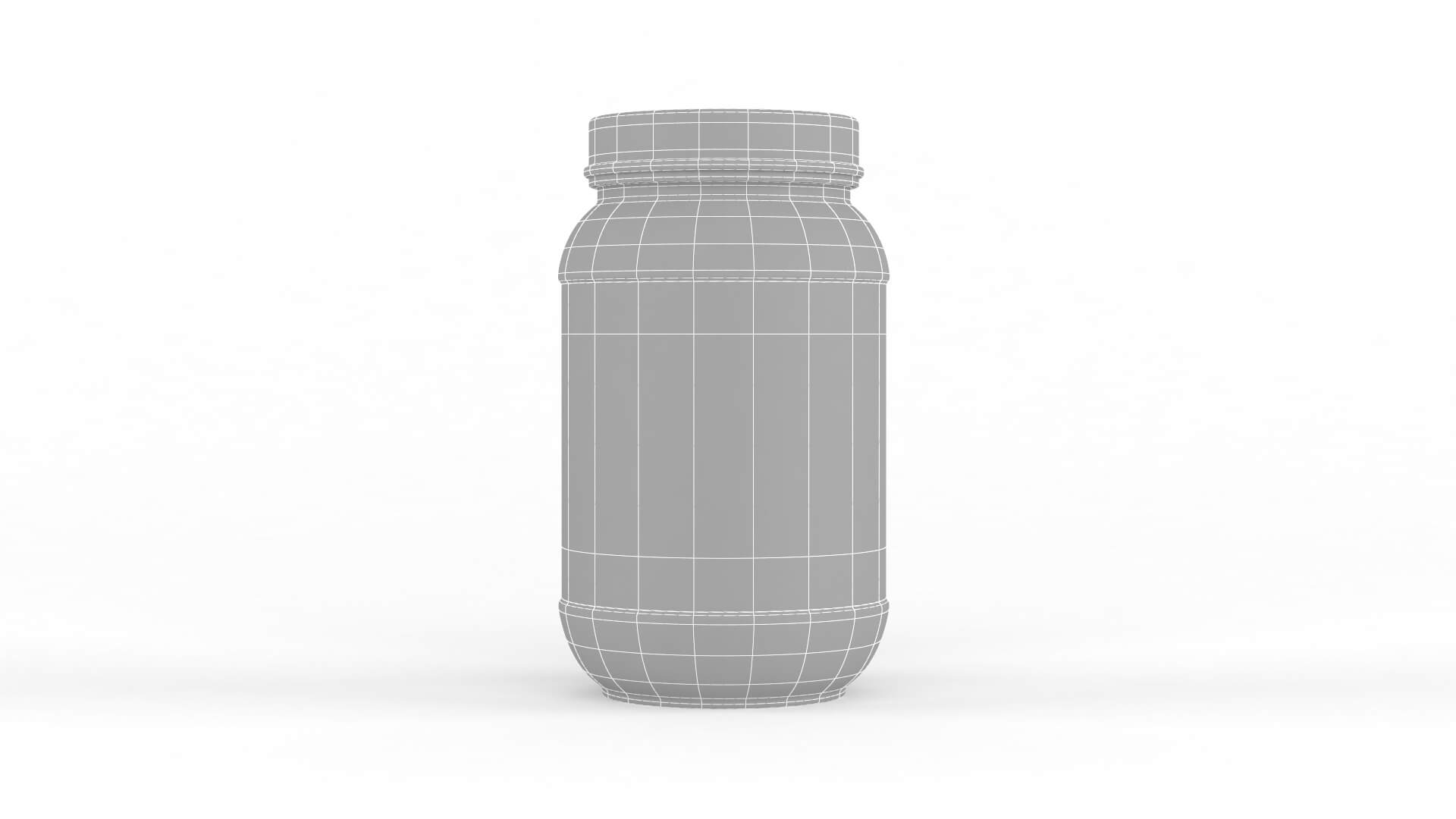 Protein Powder Collection 3D Model