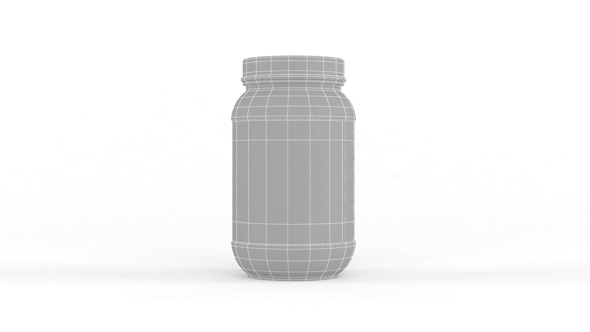 Protein Powder Collection 3D Model