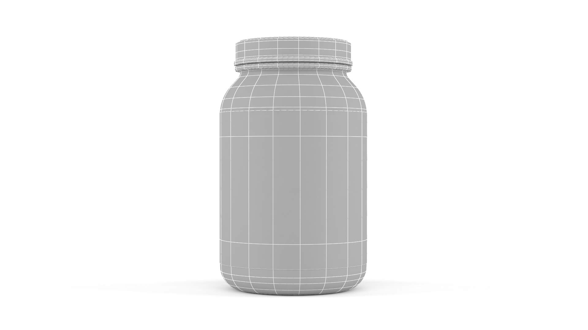 Protein Powder Collection 3D Model