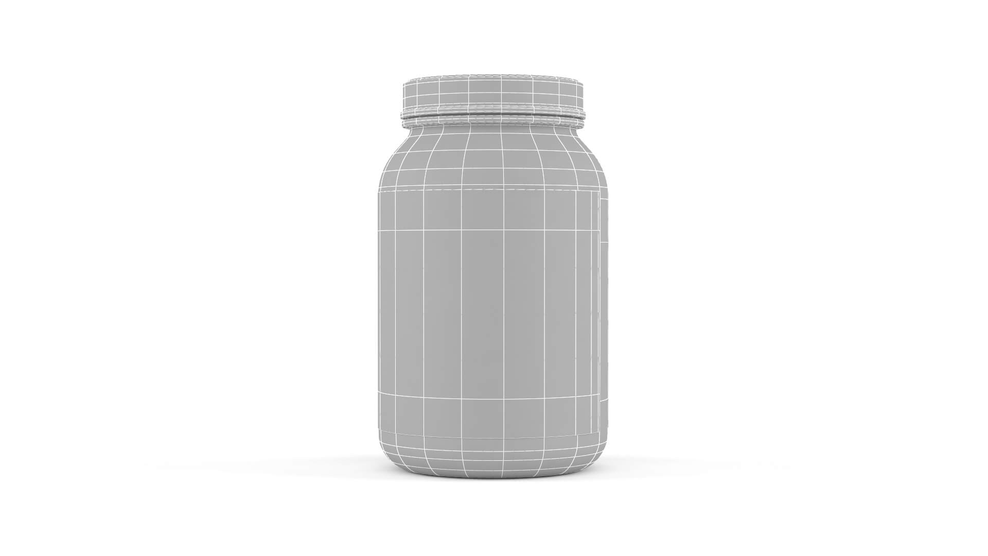 Protein Powder Collection 3D Model