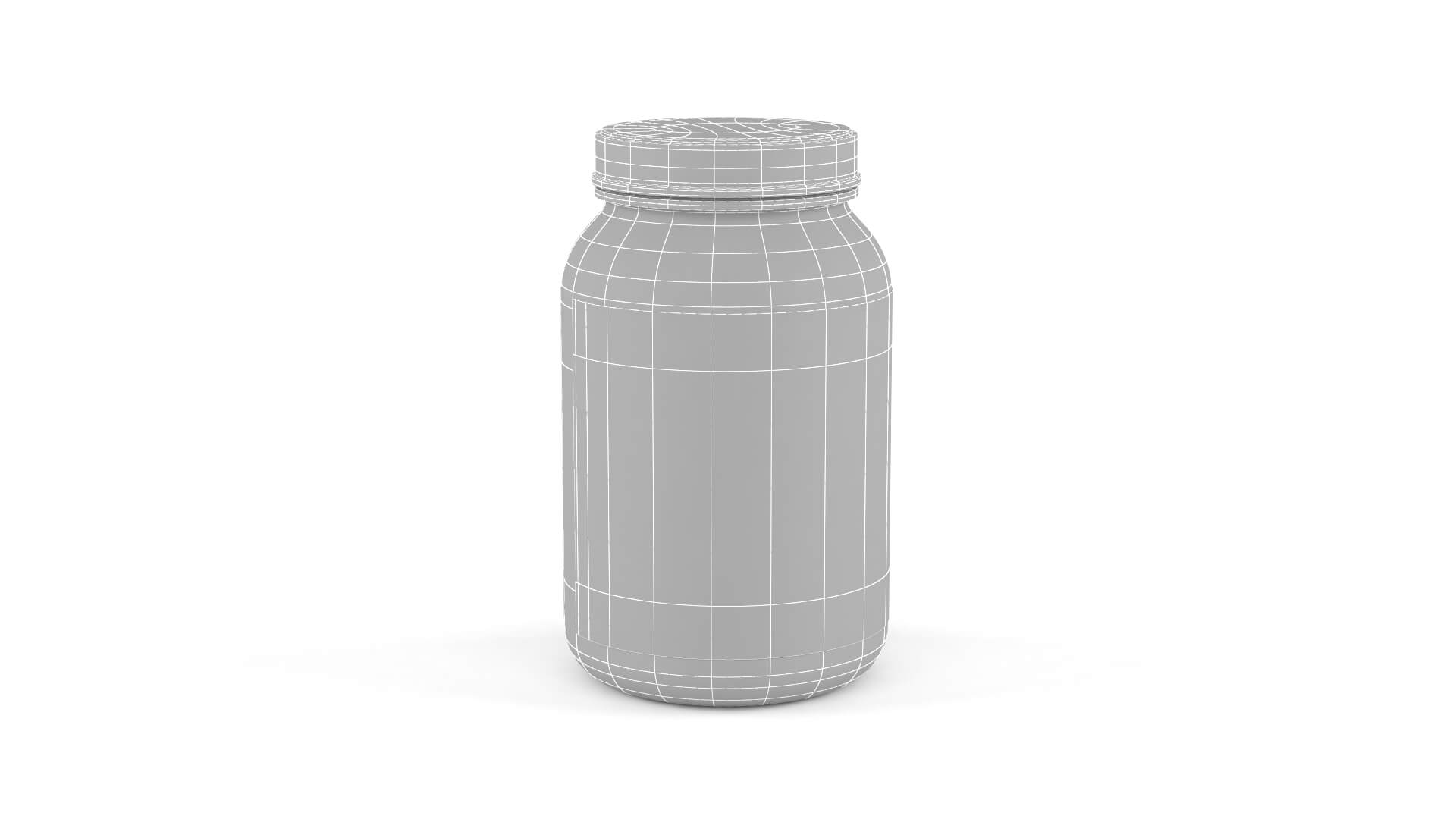 Protein Powder Collection 3D Model