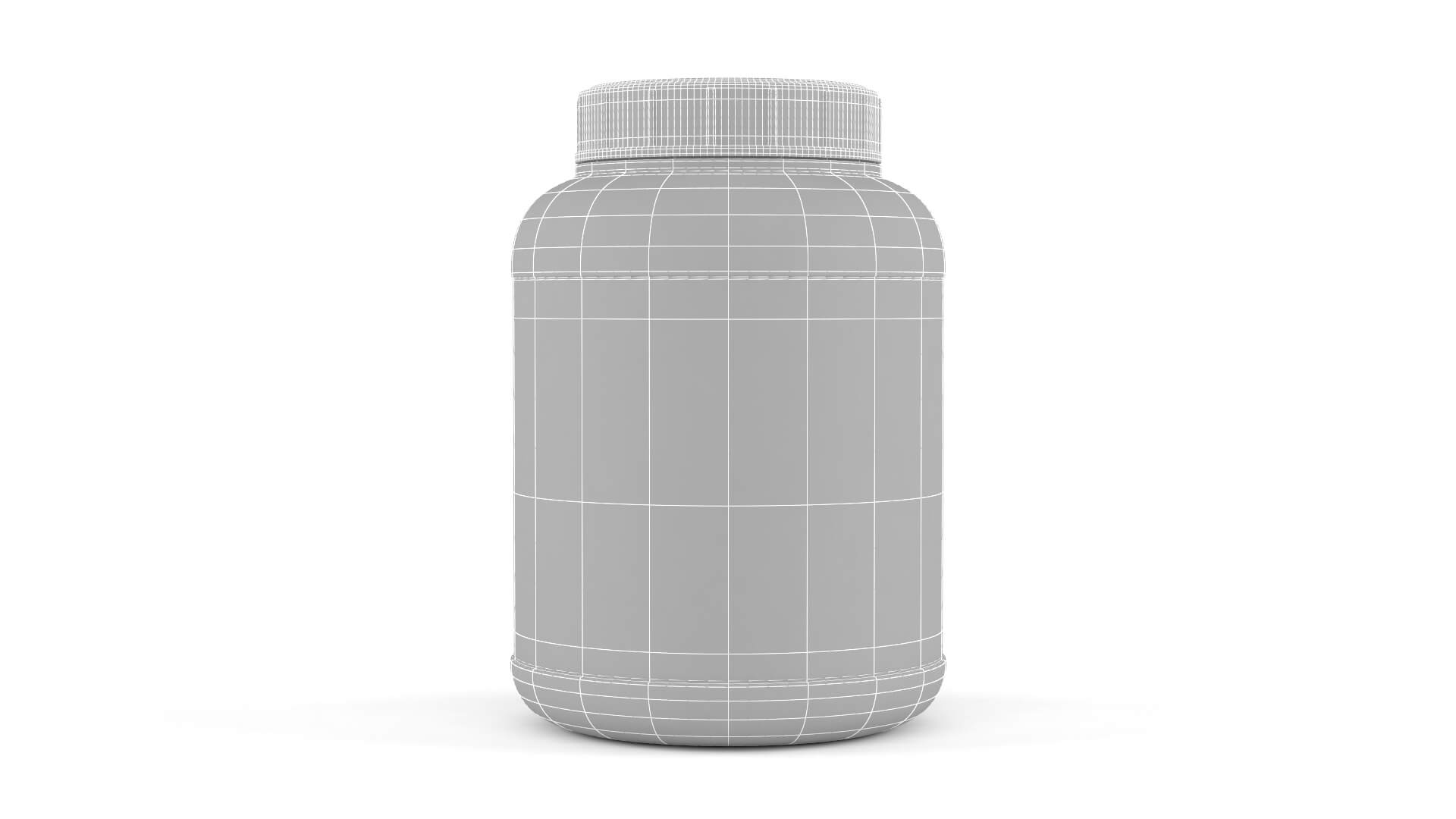 Protein Powder Collection 3D Model