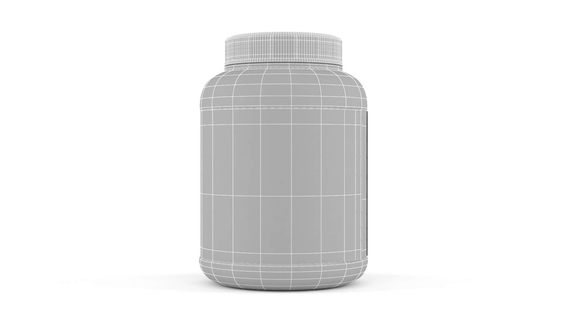 Protein Powder Collection 3D Model