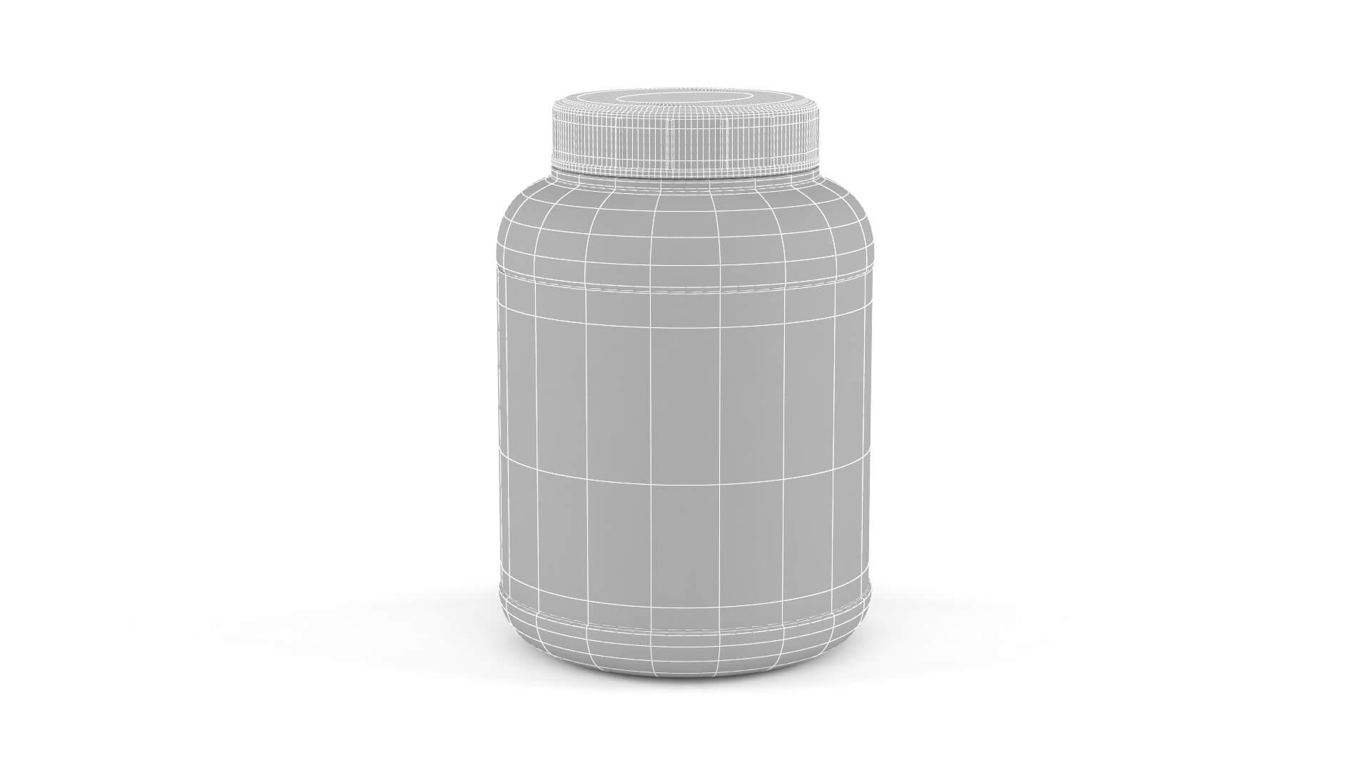 Protein Powder Collection 3D Model
