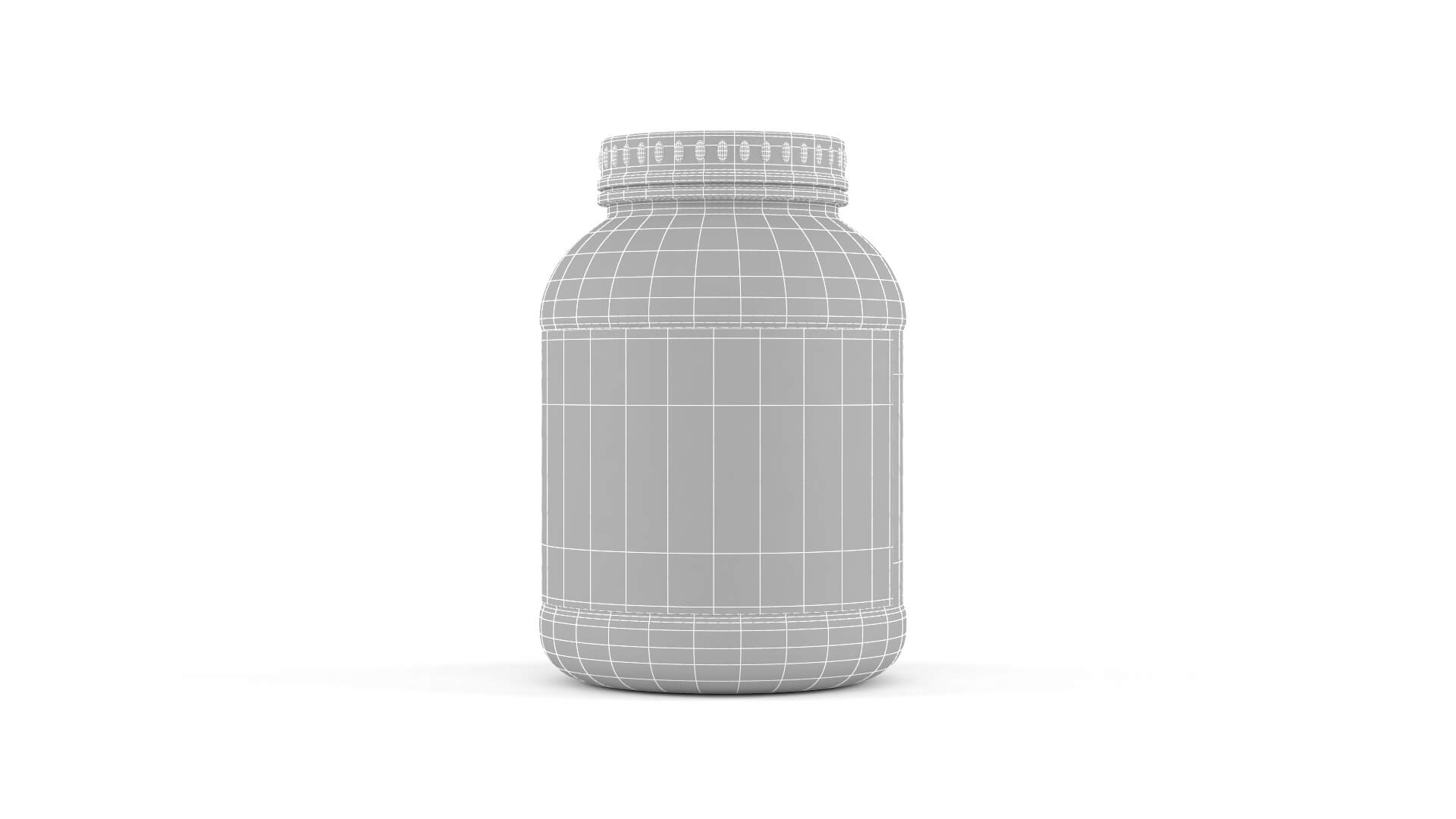 Protein Powder Collection 3D Model