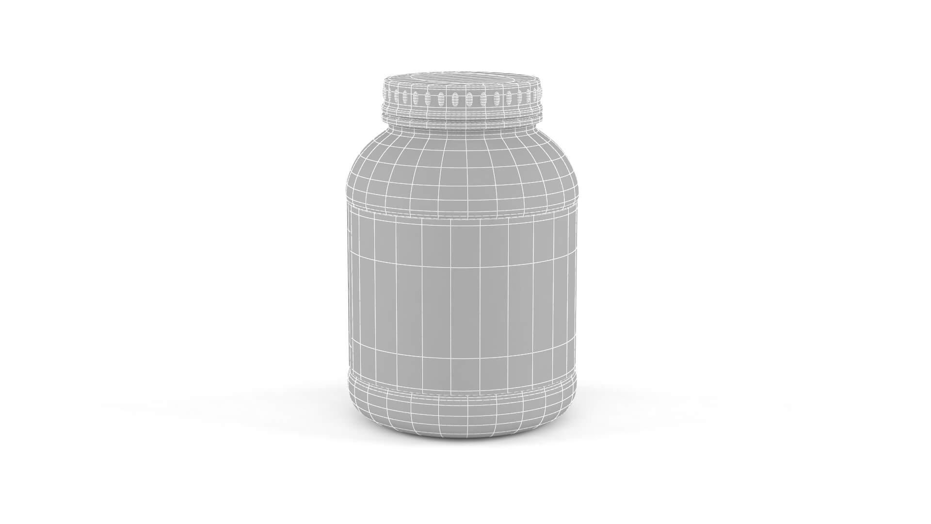 Protein Powder Collection 3D Model