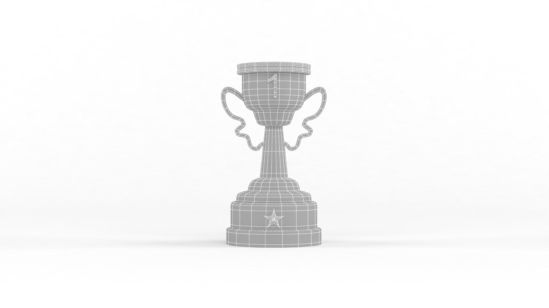 Trophy Cup Collection 3D Model