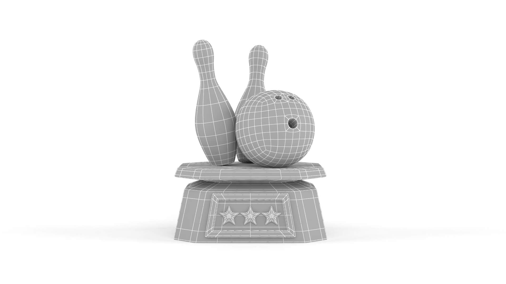 Trophy Cup Collection 3D Model