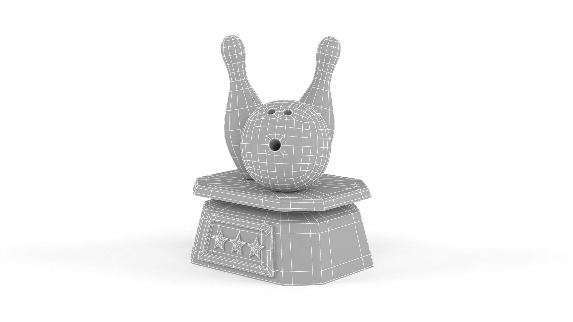 Trophy Cup Collection 3D Model