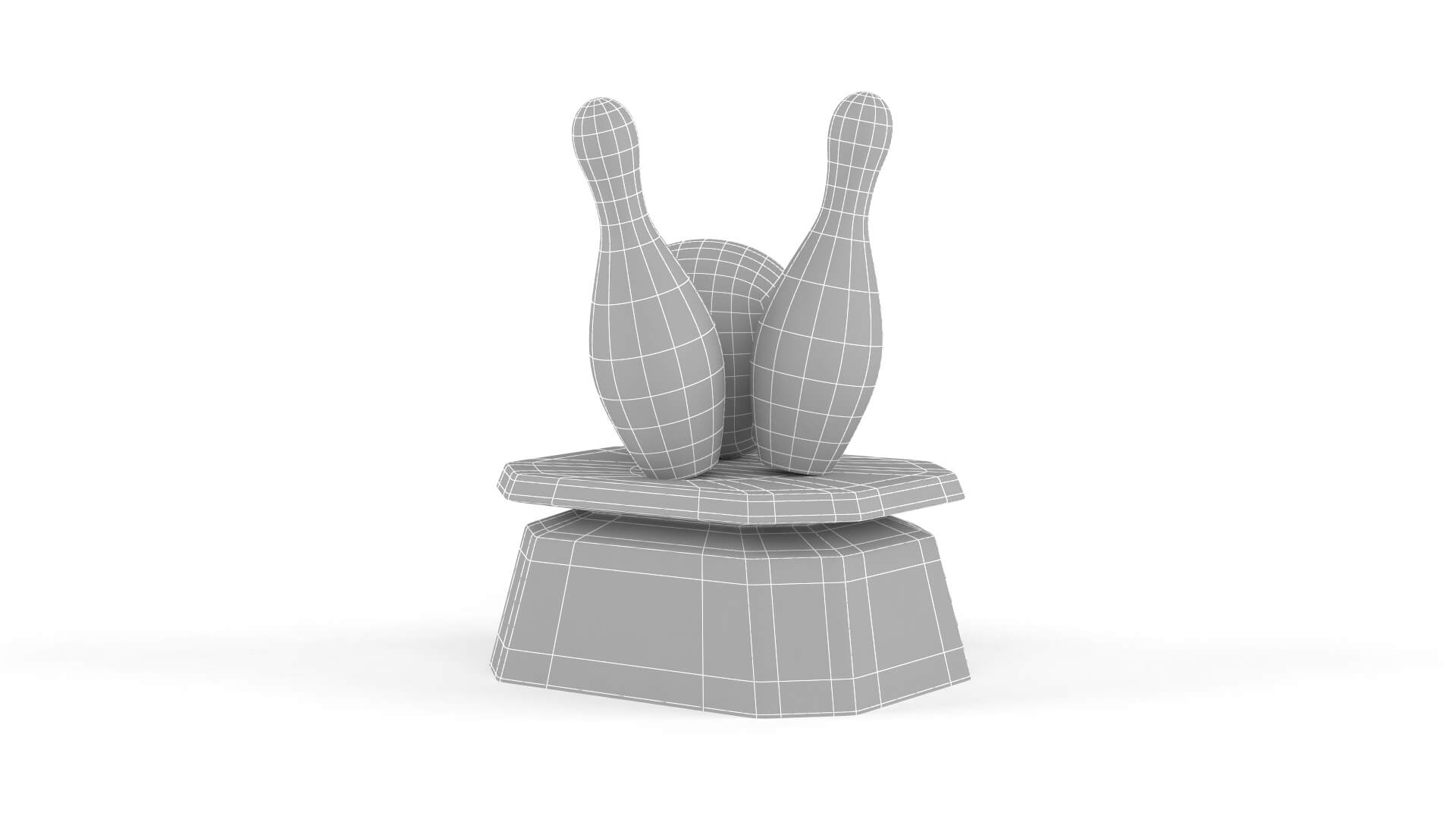 Trophy Cup Collection 3D Model