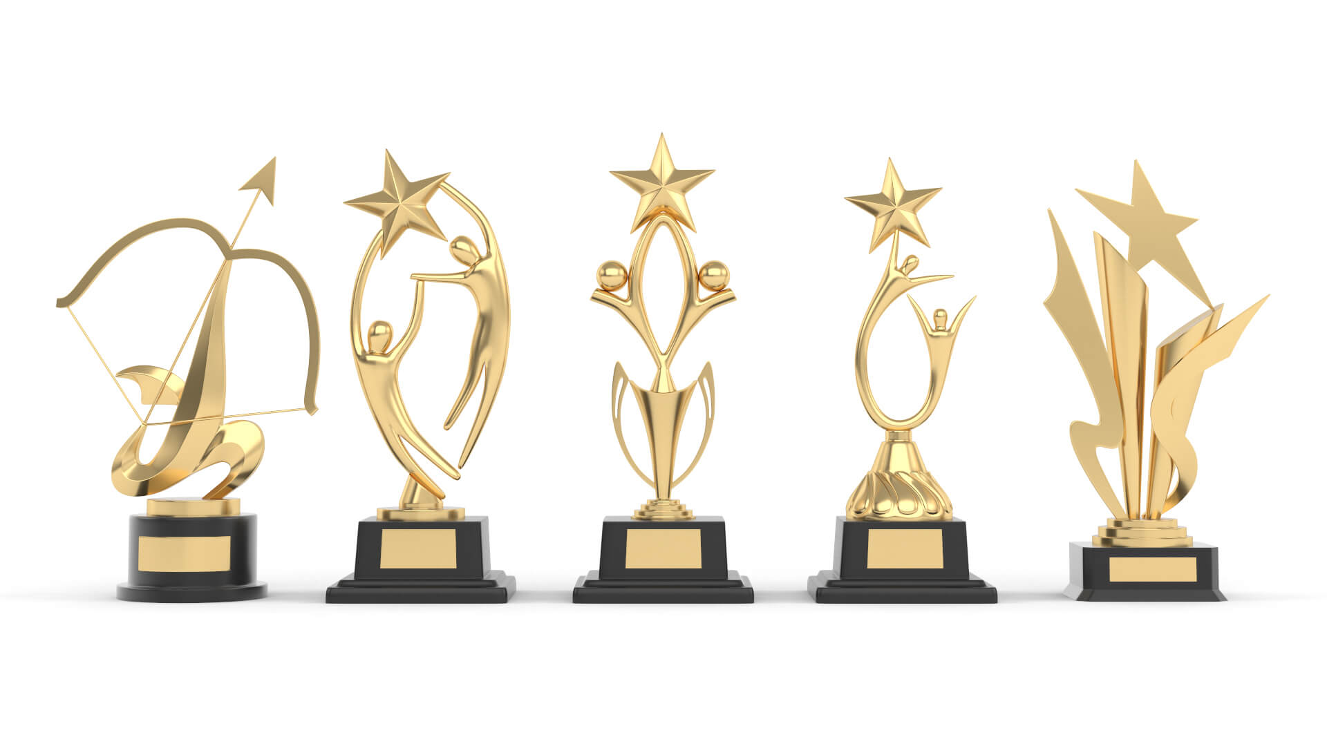 Trophy Cup Collection 3D Model