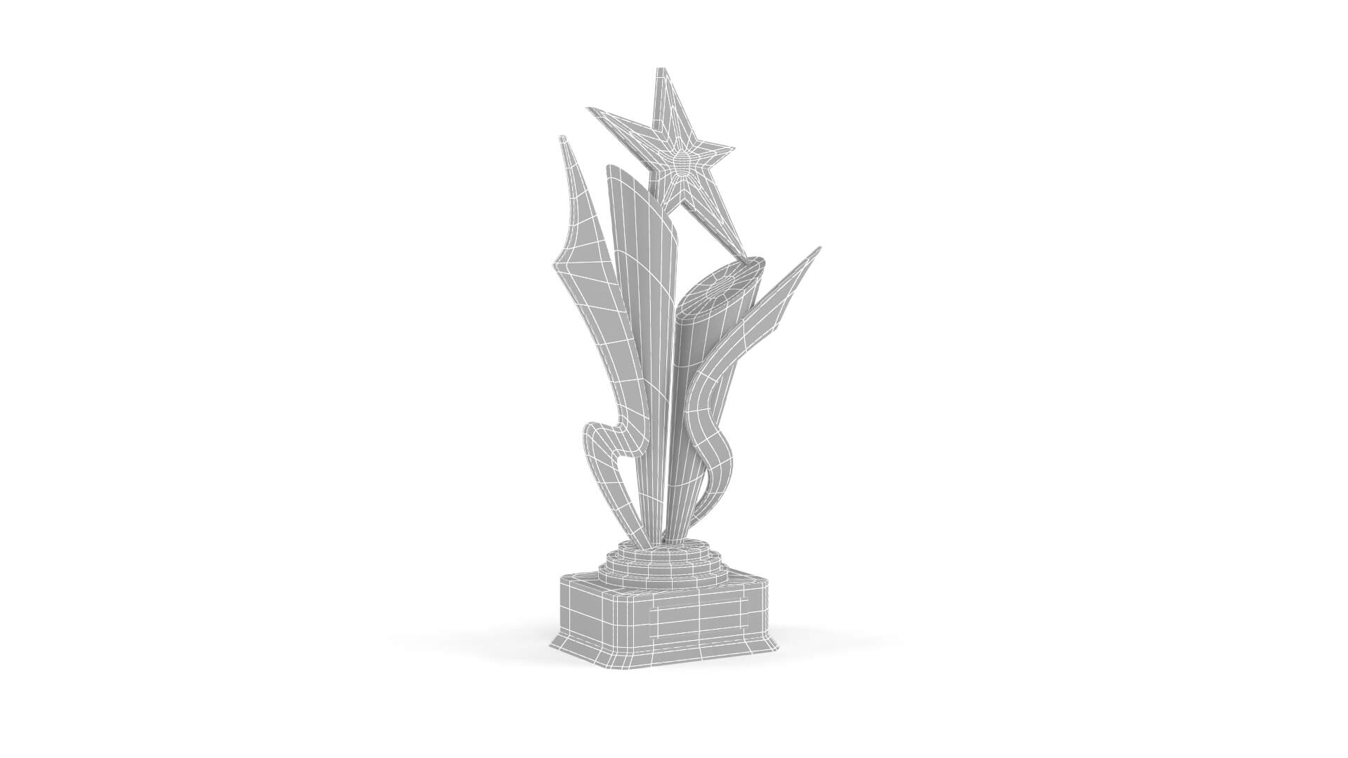 Trophy Cup Collection 3D Model