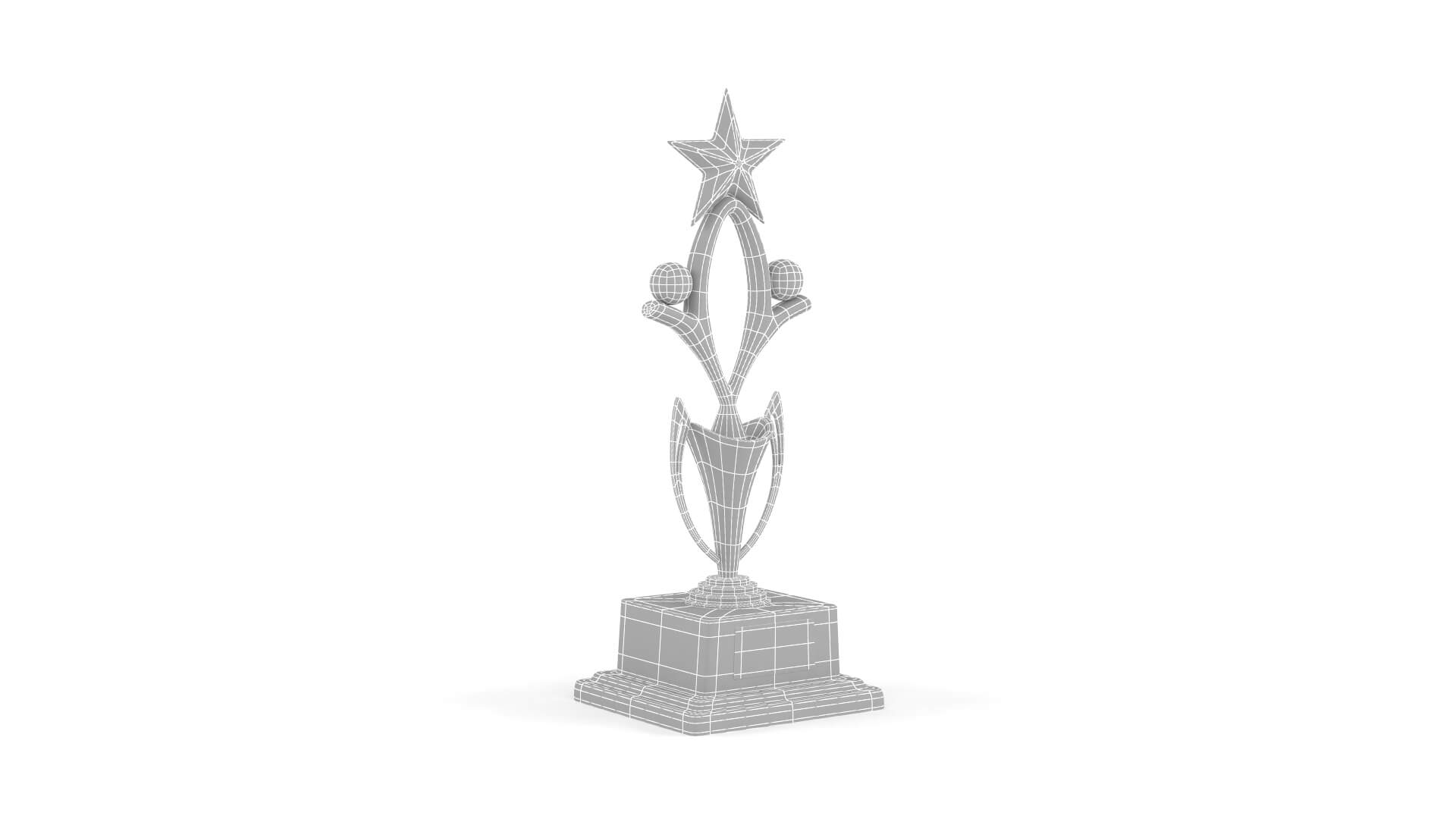 Trophy Cup Collection 3D Model