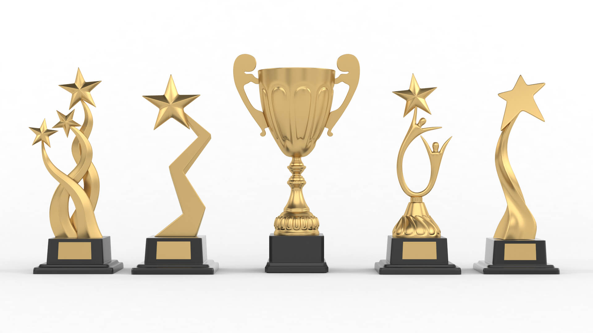 Trophy Cup Collection 3D Model