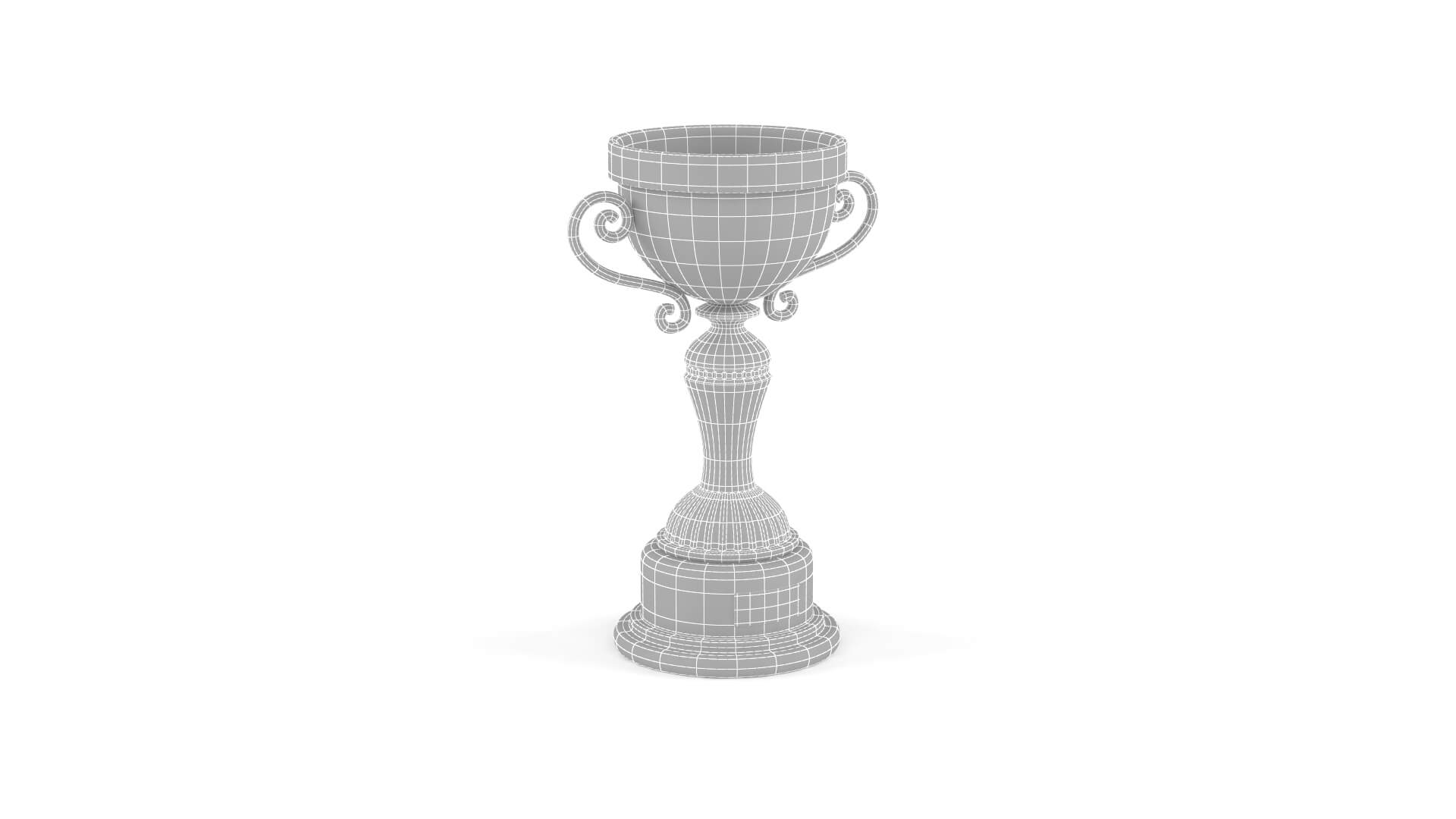 Trophy Cup Collection 3D Model