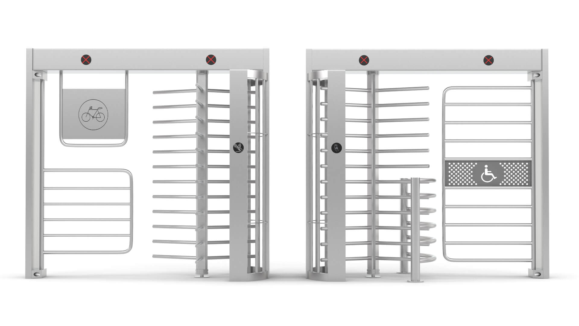 Turnstile Gate Collection 3D Model