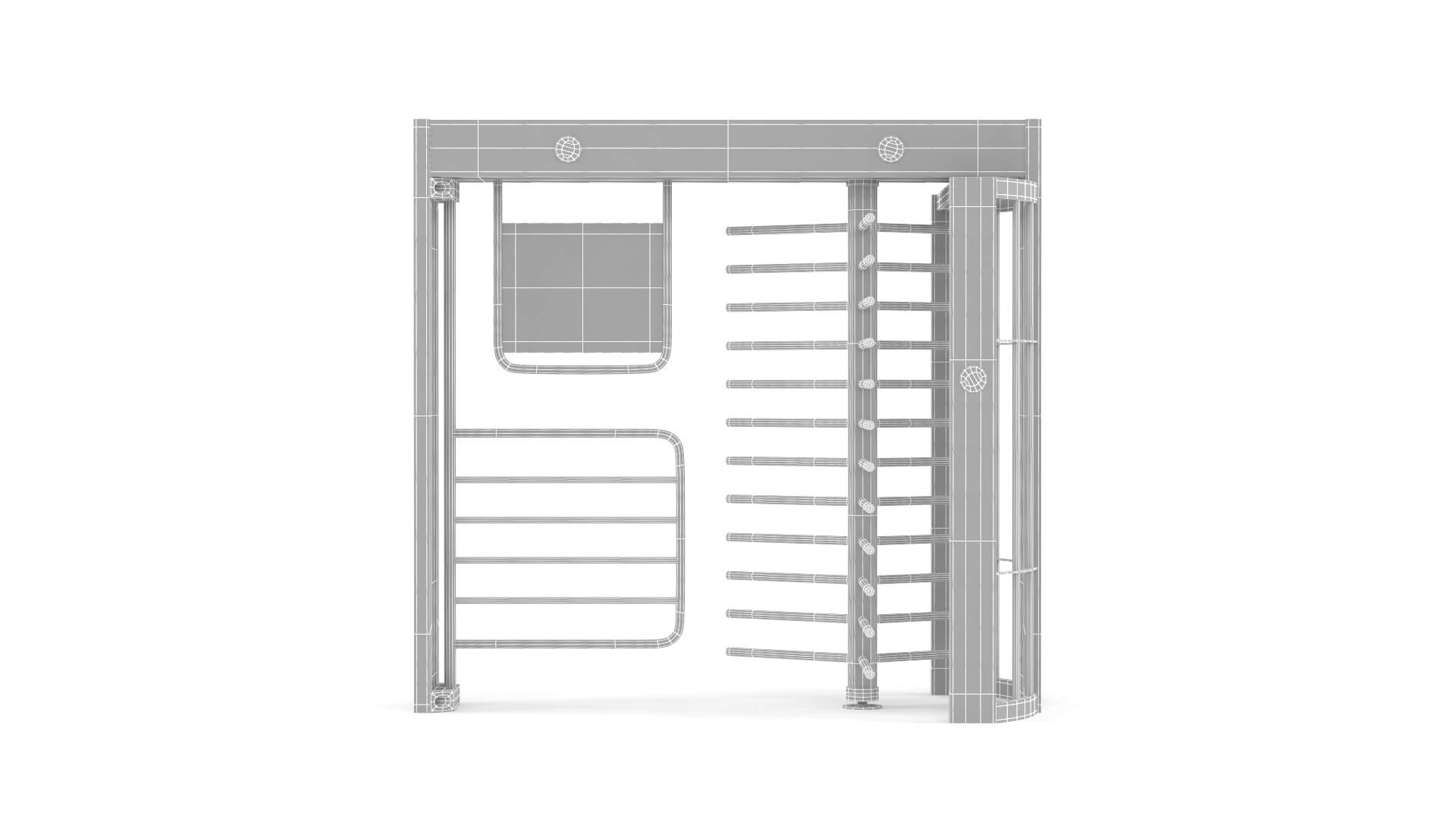 Turnstile Gate Collection 3D Model