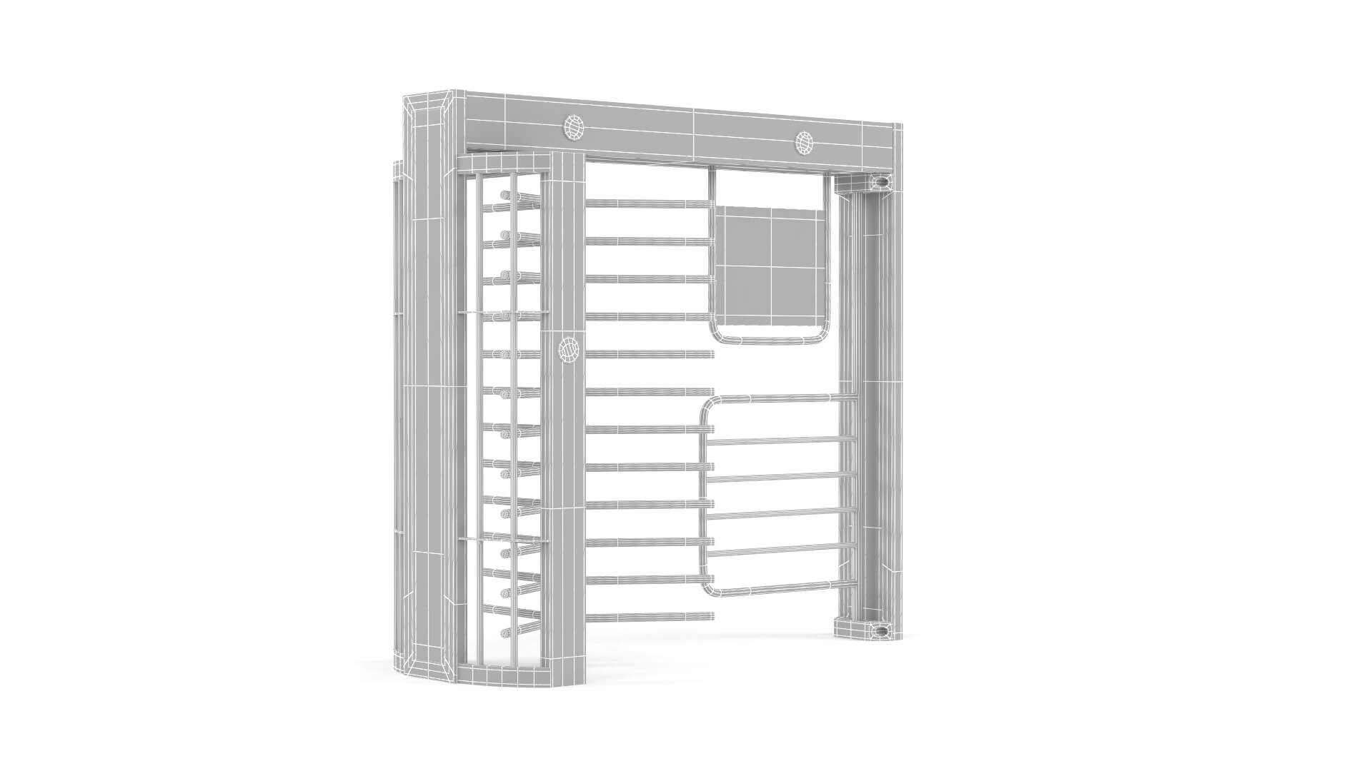 Turnstile Gate Collection 3D Model