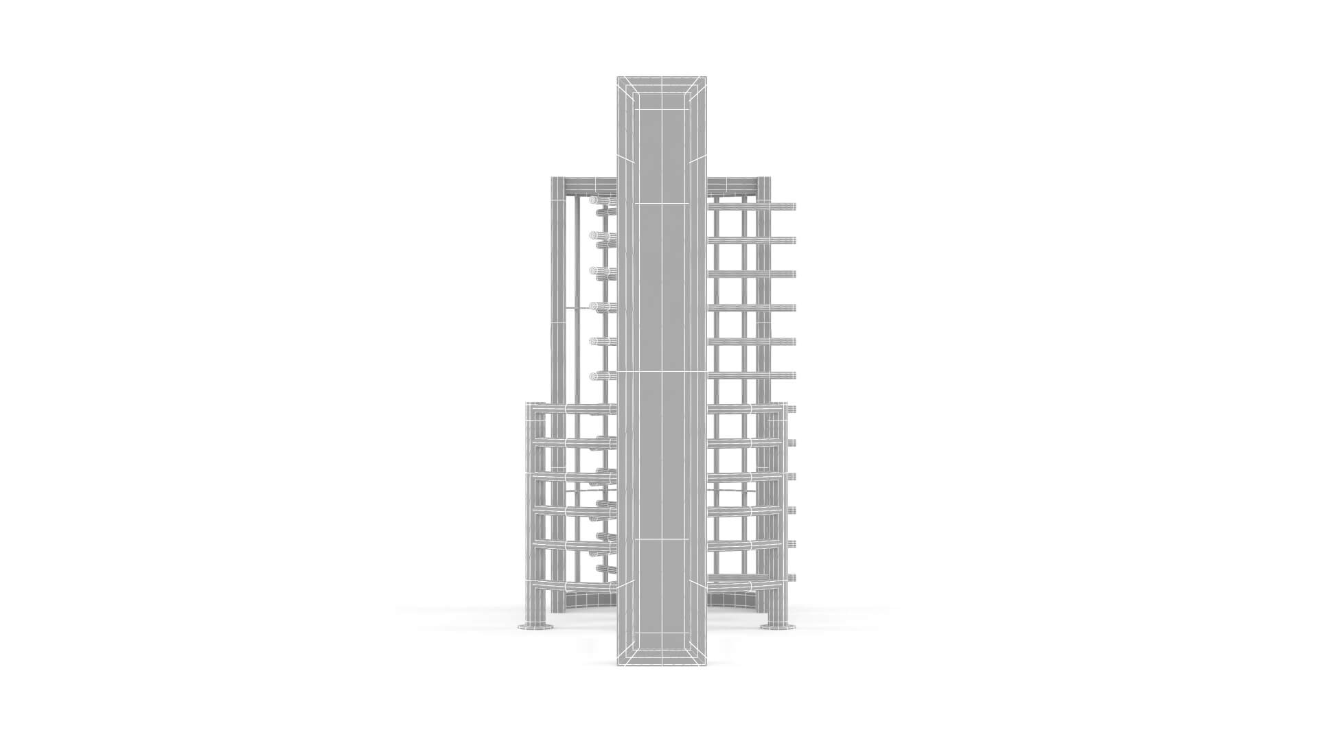 Turnstile Gate Collection 3D Model
